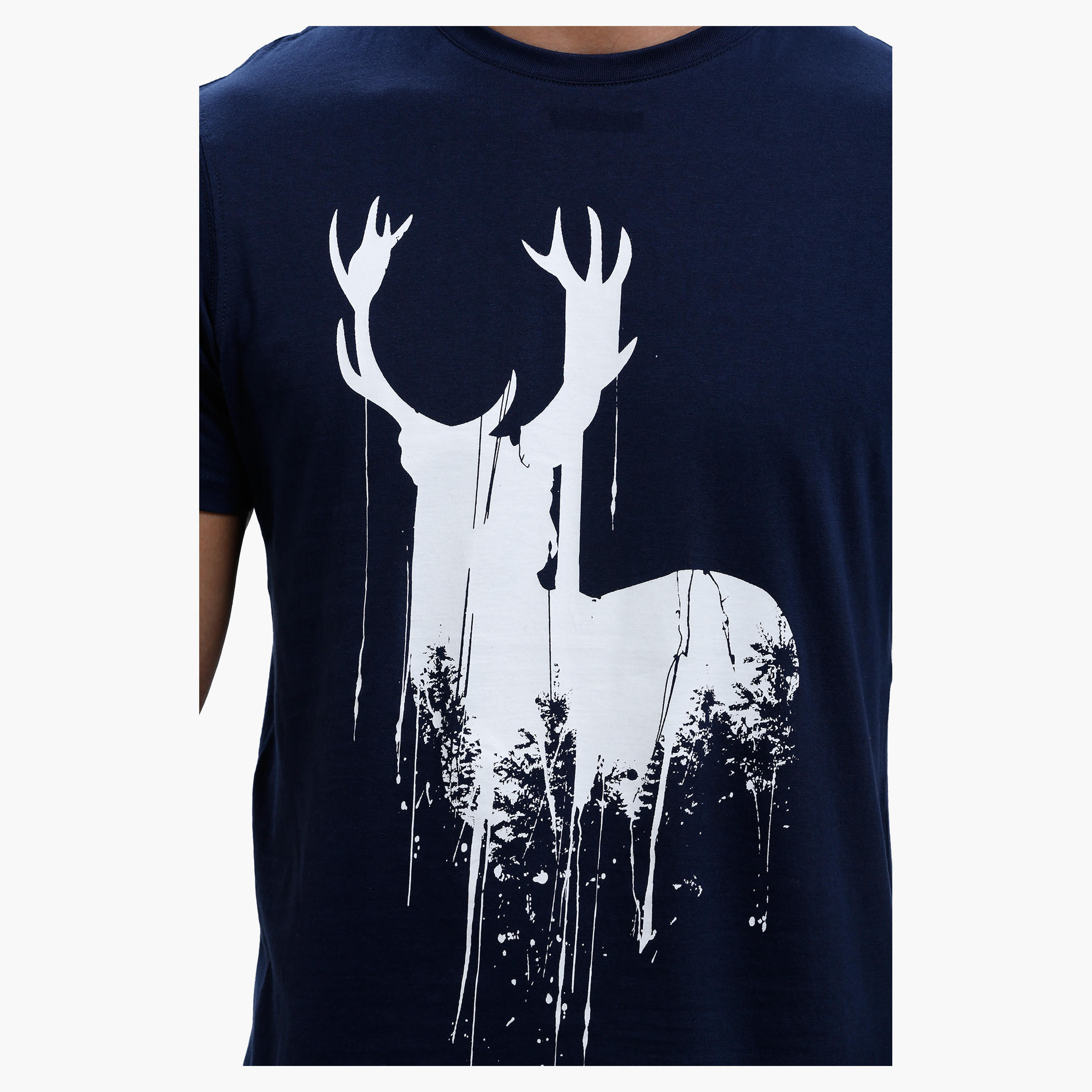Printed Round Neck T-Shirt with Short Sleeves in Slim Fit-men-clothing-tshirtsandpolos-tshirts-image-9