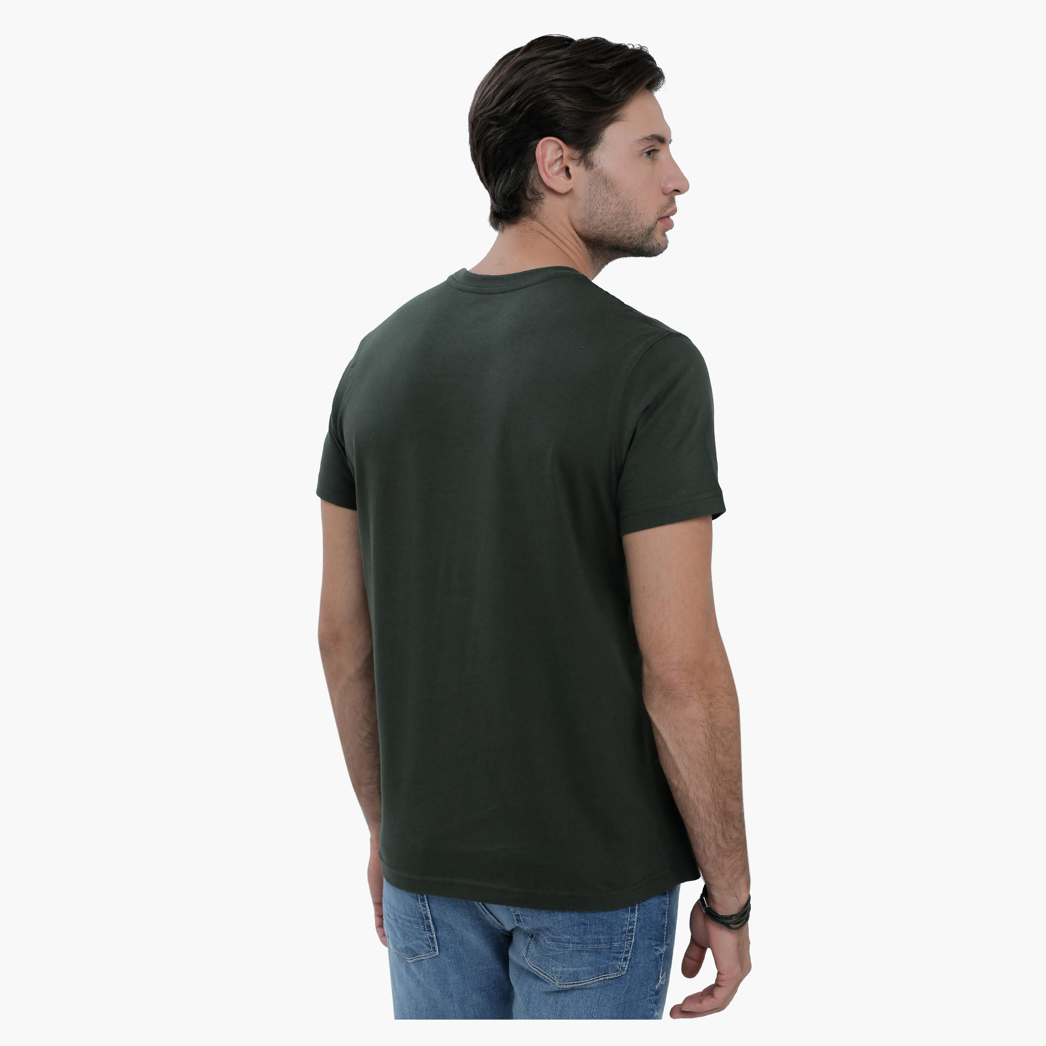 Graphic Print T-Shirt with Round Neck and Short Sleeves-men-clothing-tshirtsandpolos-tshirts-image-7
