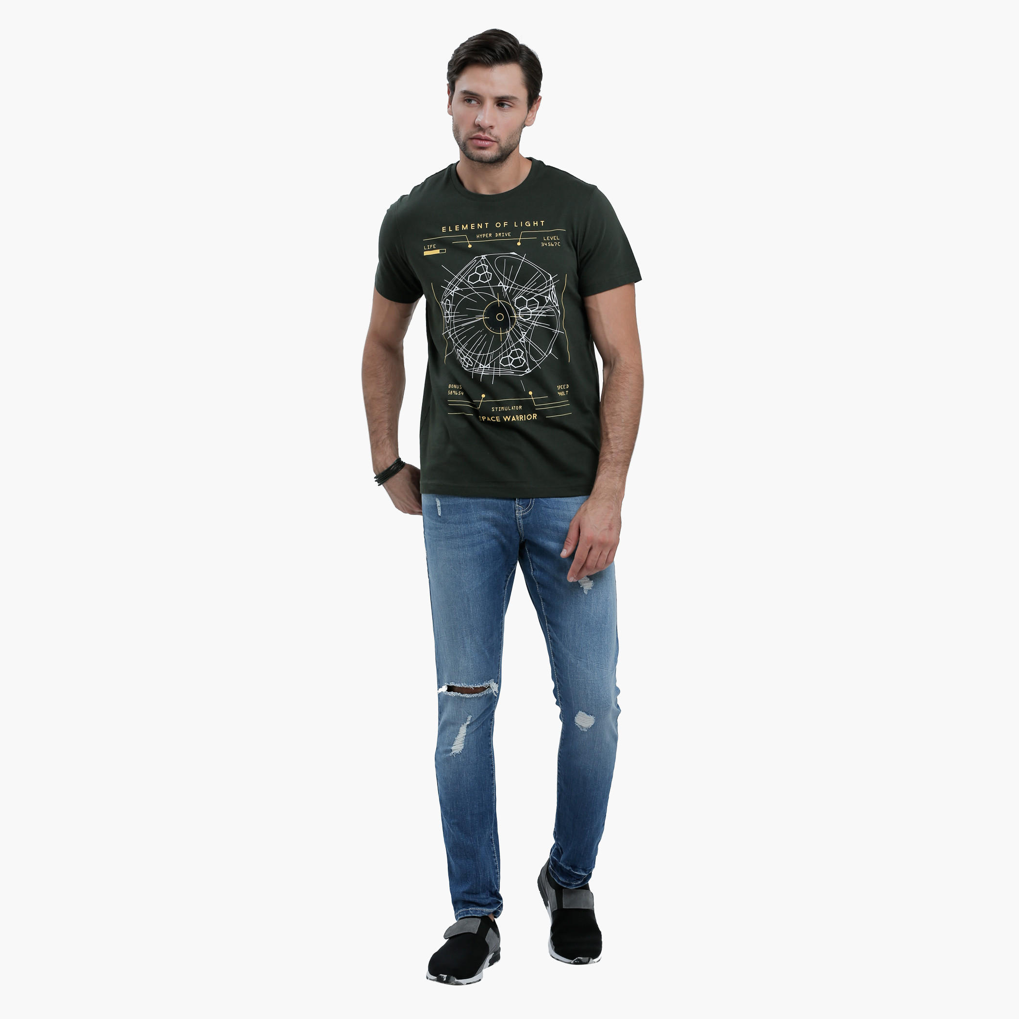 Graphic Print T-Shirt with Round Neck and Short Sleeves-men-clothing-tshirtsandpolos-tshirts-image-10