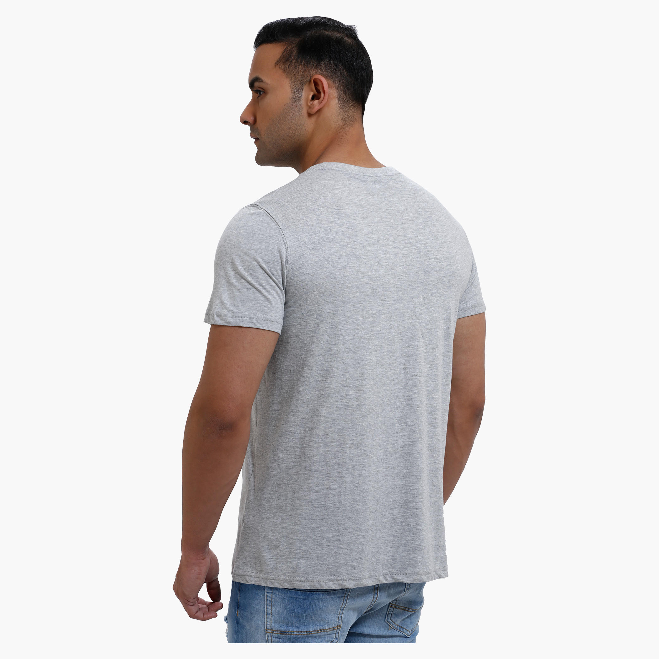 Printed Round Neck T-Shirt with Short Sleeves in Slim Fit-men-clothing-tshirtsandpolos-tshirts-image-7