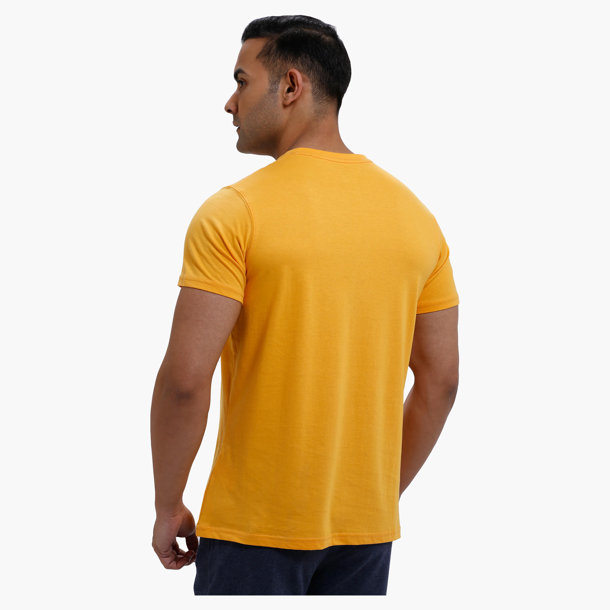 Printed Round Neck T-Shirt with Short Sleeves in Slim Fit-men-clothing-tshirtsandpolos-tshirts-image-7