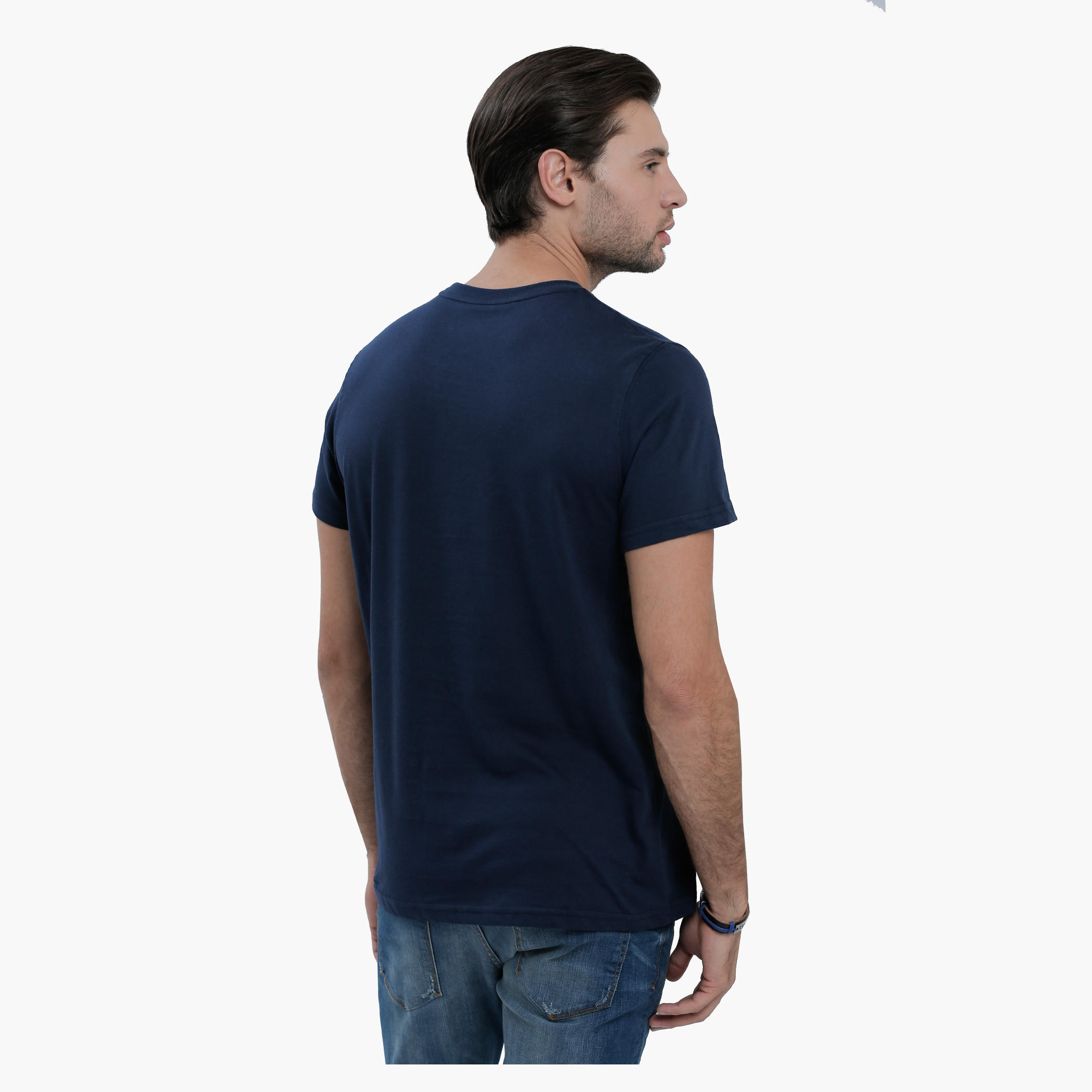 Graphic Print T-Shirt with Round Neck and Short Sleeves-men-clothing-tshirtsandpolos-tshirts-image-7