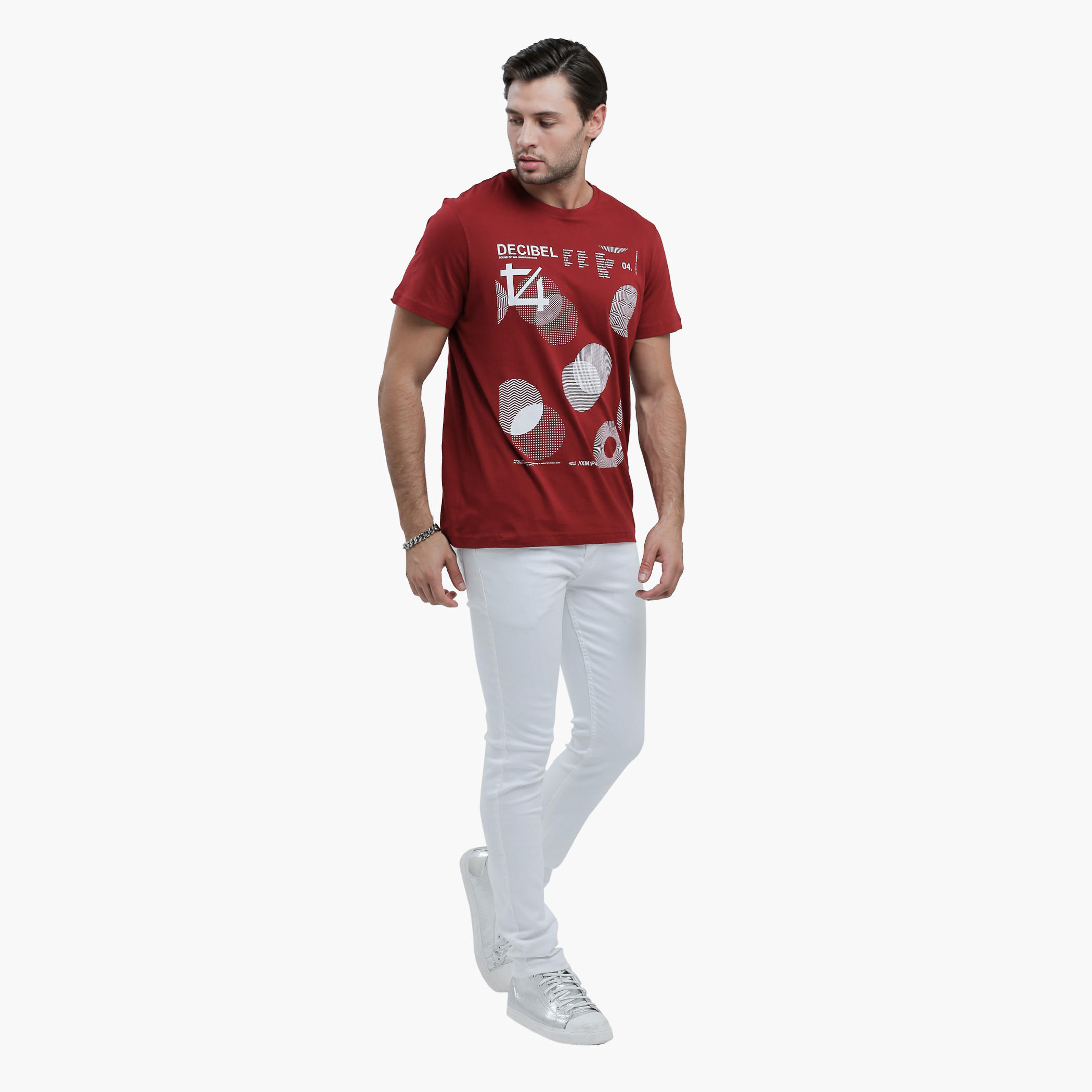Graphic Print T-Shirt with Round Neck and Short Sleeves-men-clothing-tshirtsandpolos-tshirts-image-5