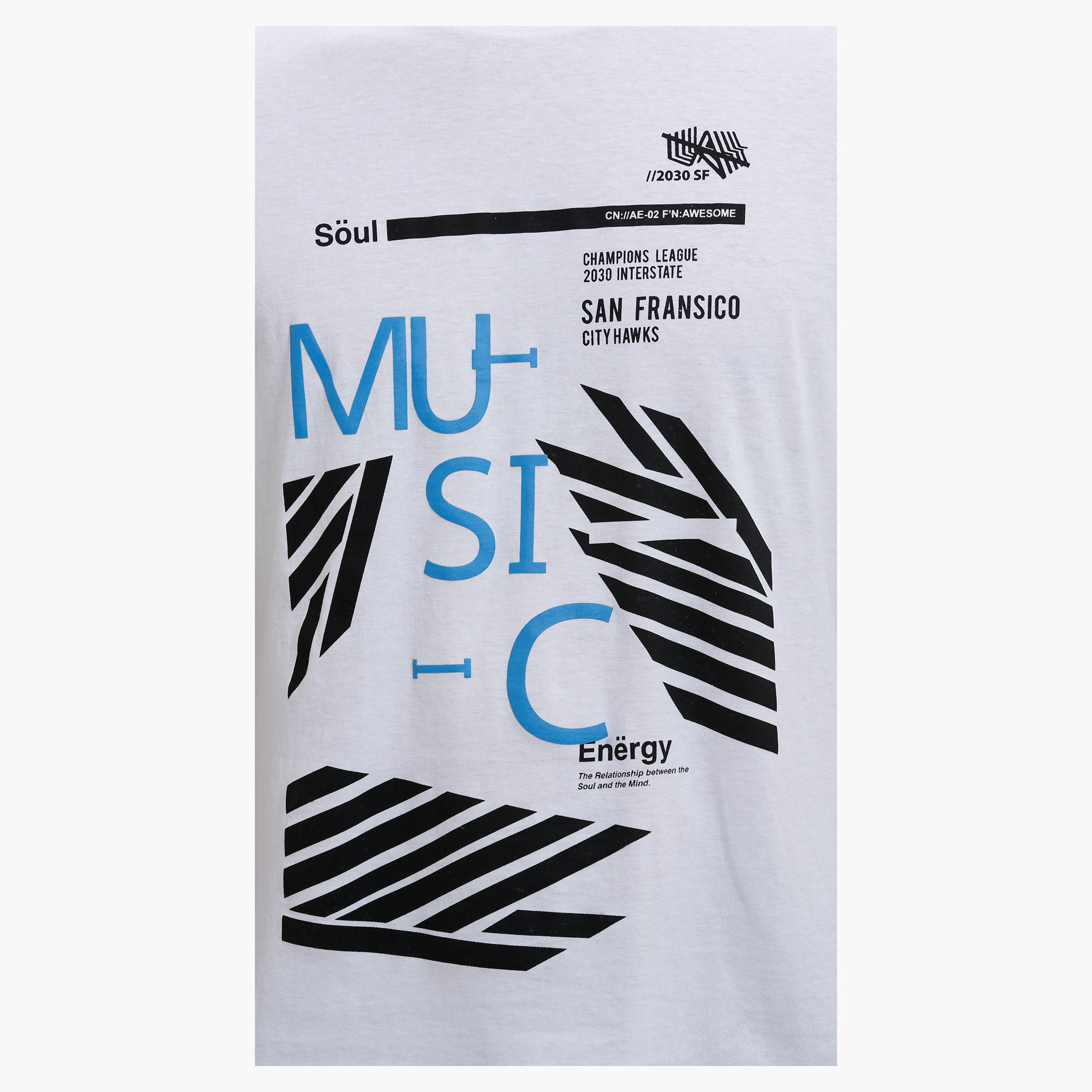 تيشيرت بنقش مطبوع وياقة دائرية بأكمام قصيرة-men-clothing-tshirtsandpolos-tshirts-image-4