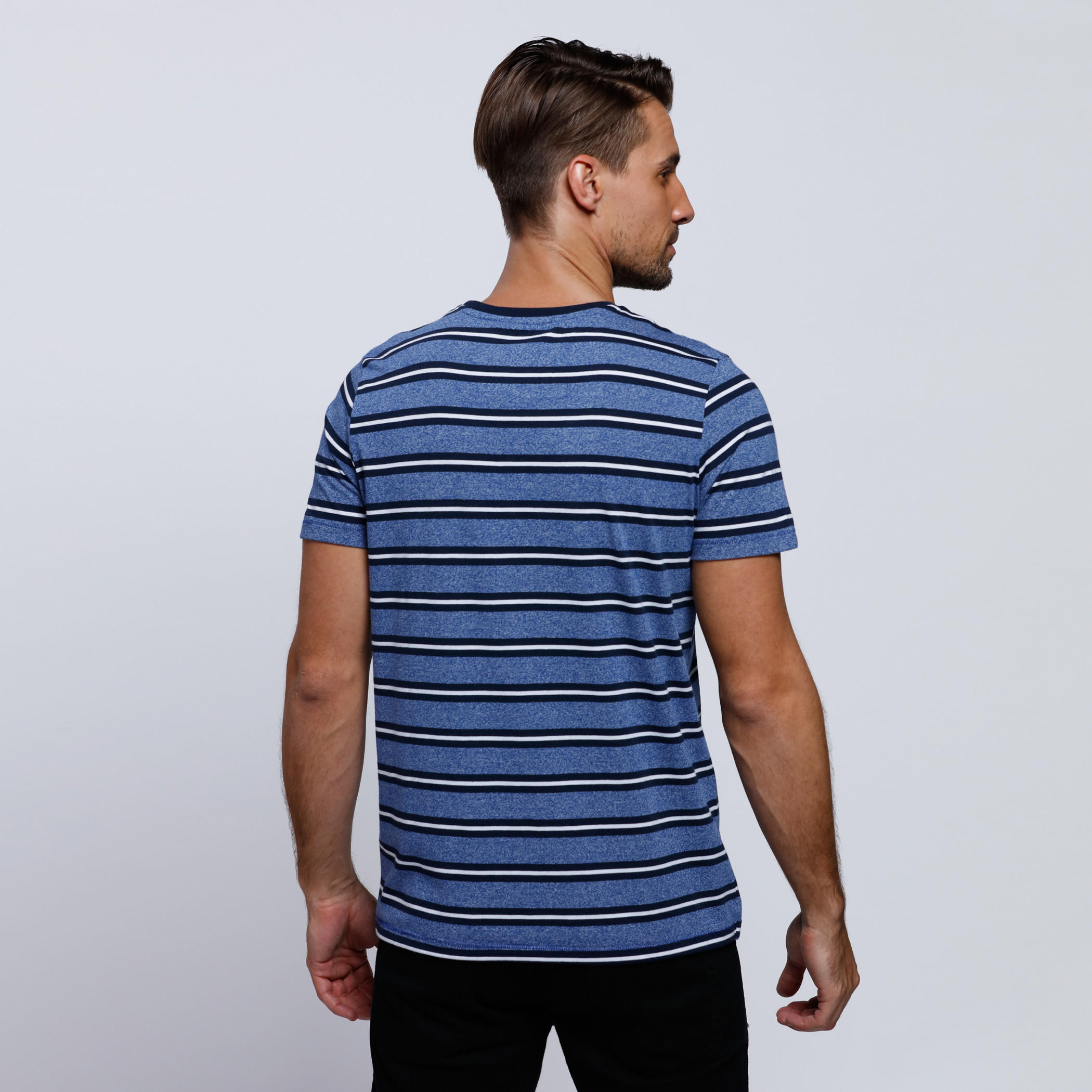 Printed Short Sleeves T-Shirt with Round Neckline-men-clothing-tshirtsandpolos-tshirts-image-2