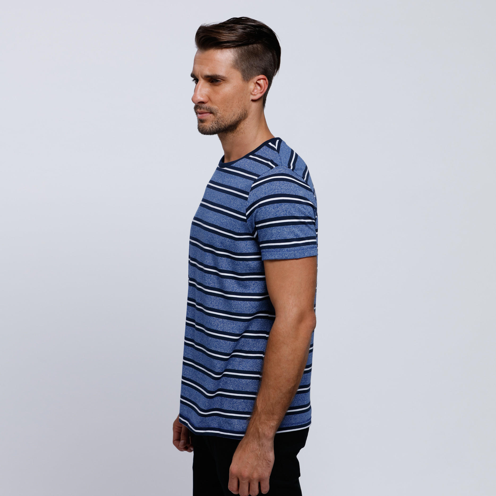 Printed Short Sleeves T-Shirt with Round Neckline-men-clothing-tshirtsandpolos-tshirts-image-3
