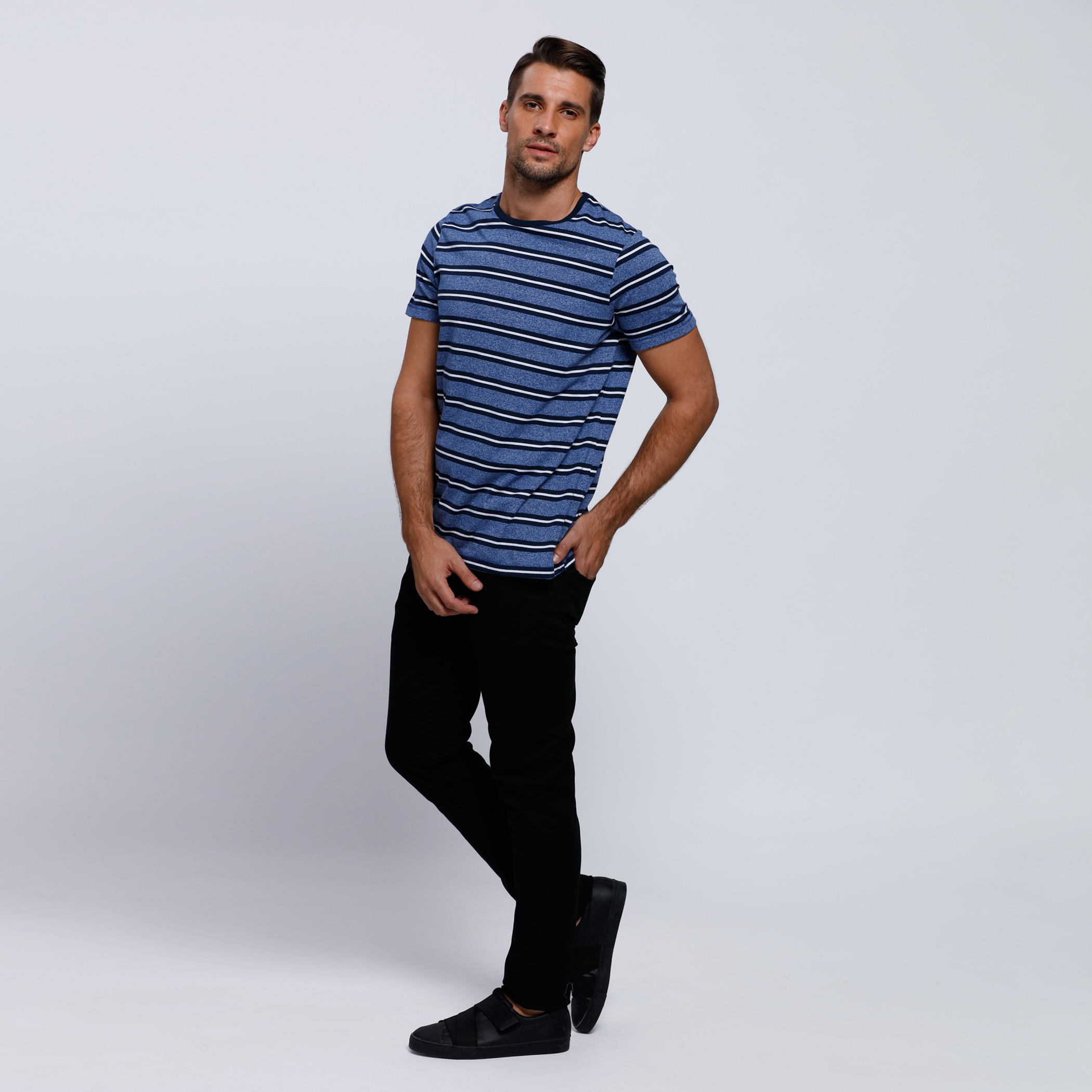Printed Short Sleeves T-Shirt with Round Neckline-men-clothing-tshirtsandpolos-tshirts-image-5