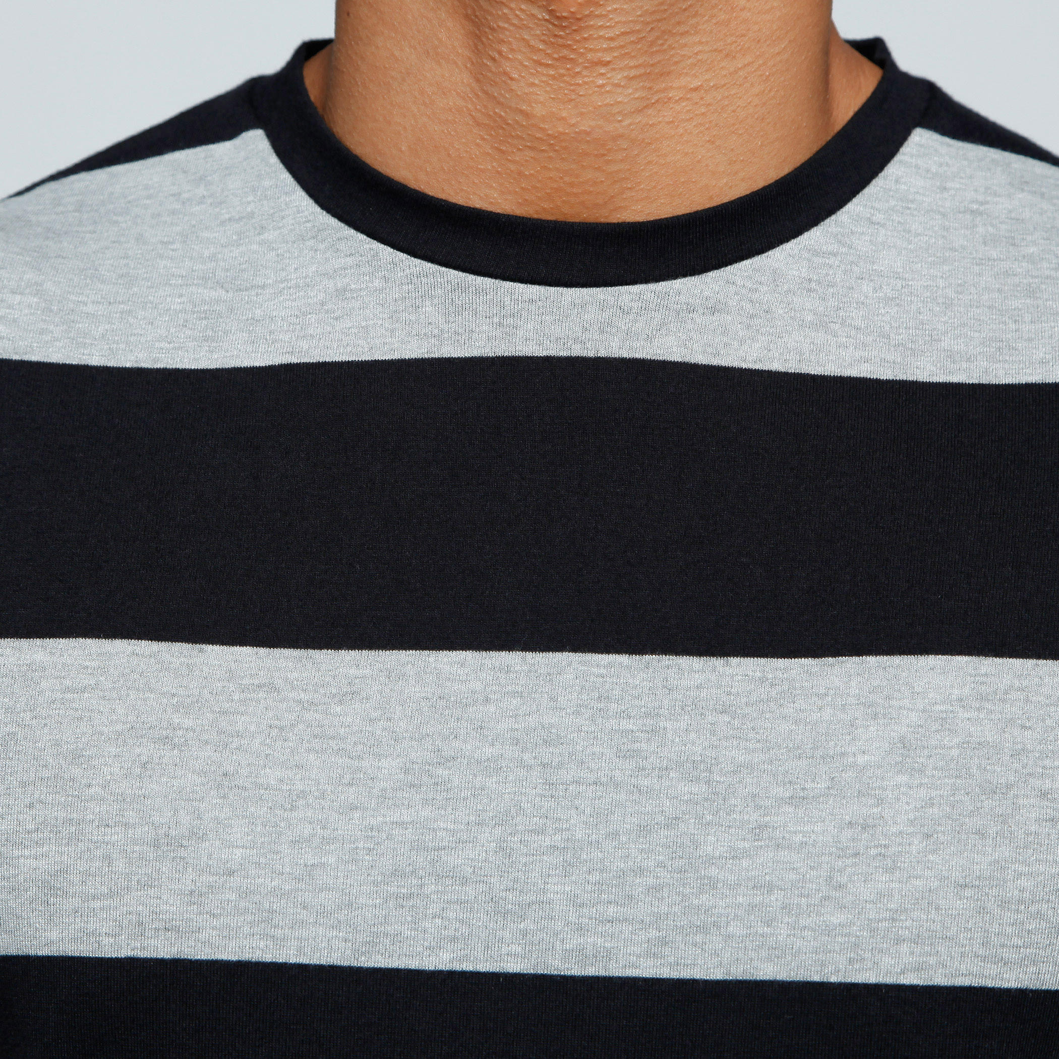 Striped T-Shirt with Crew Neck and Short Sleeves-men-clothing-tshirtsandpolos-tshirts-image-4