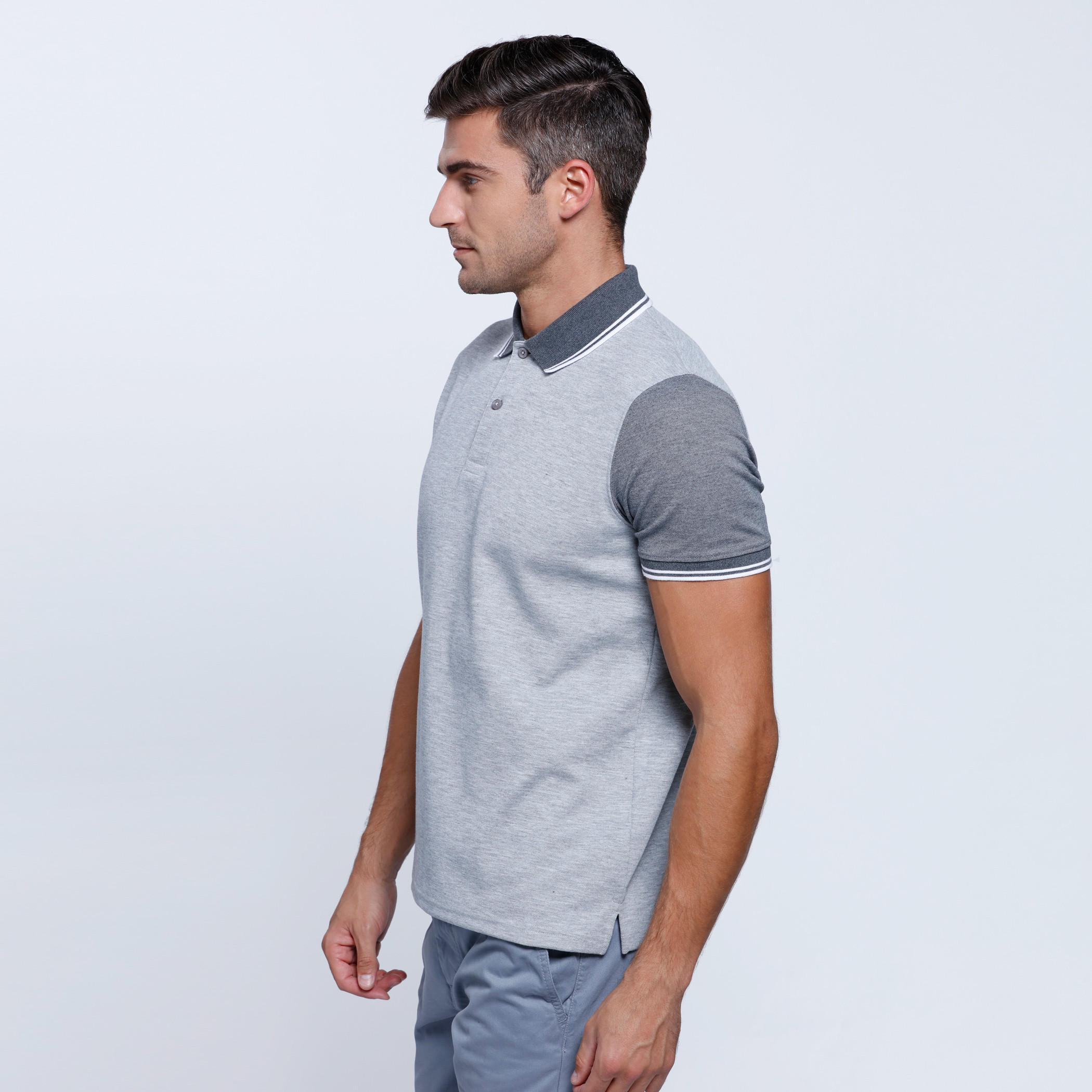 Short Sleeves T-Shirt with Polo Neckline-men-clothing-tshirtsandpolos-polos-image-3
