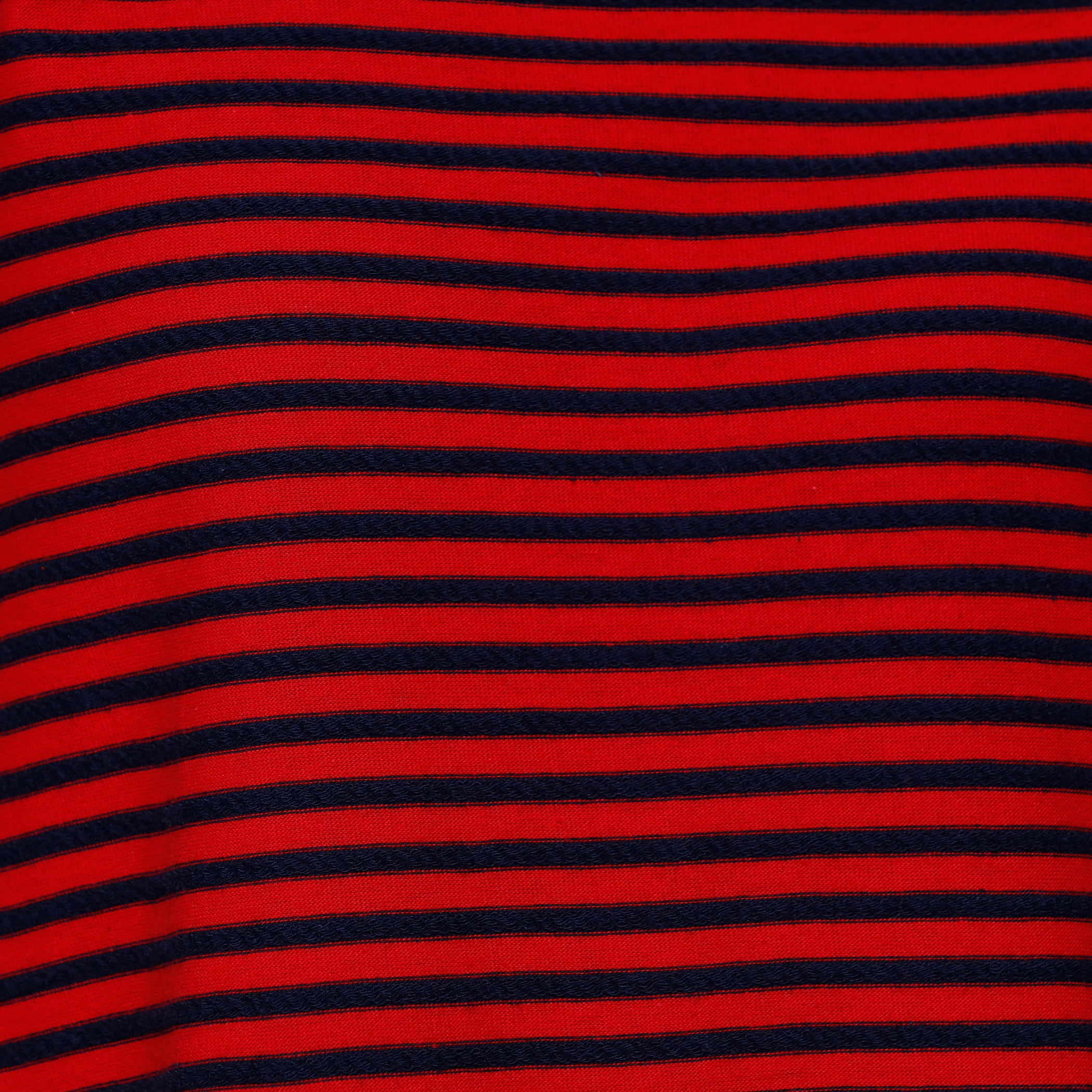 Striped Dress with Boat Neck and Short Sleeves-women-clothing-dresses-image-4