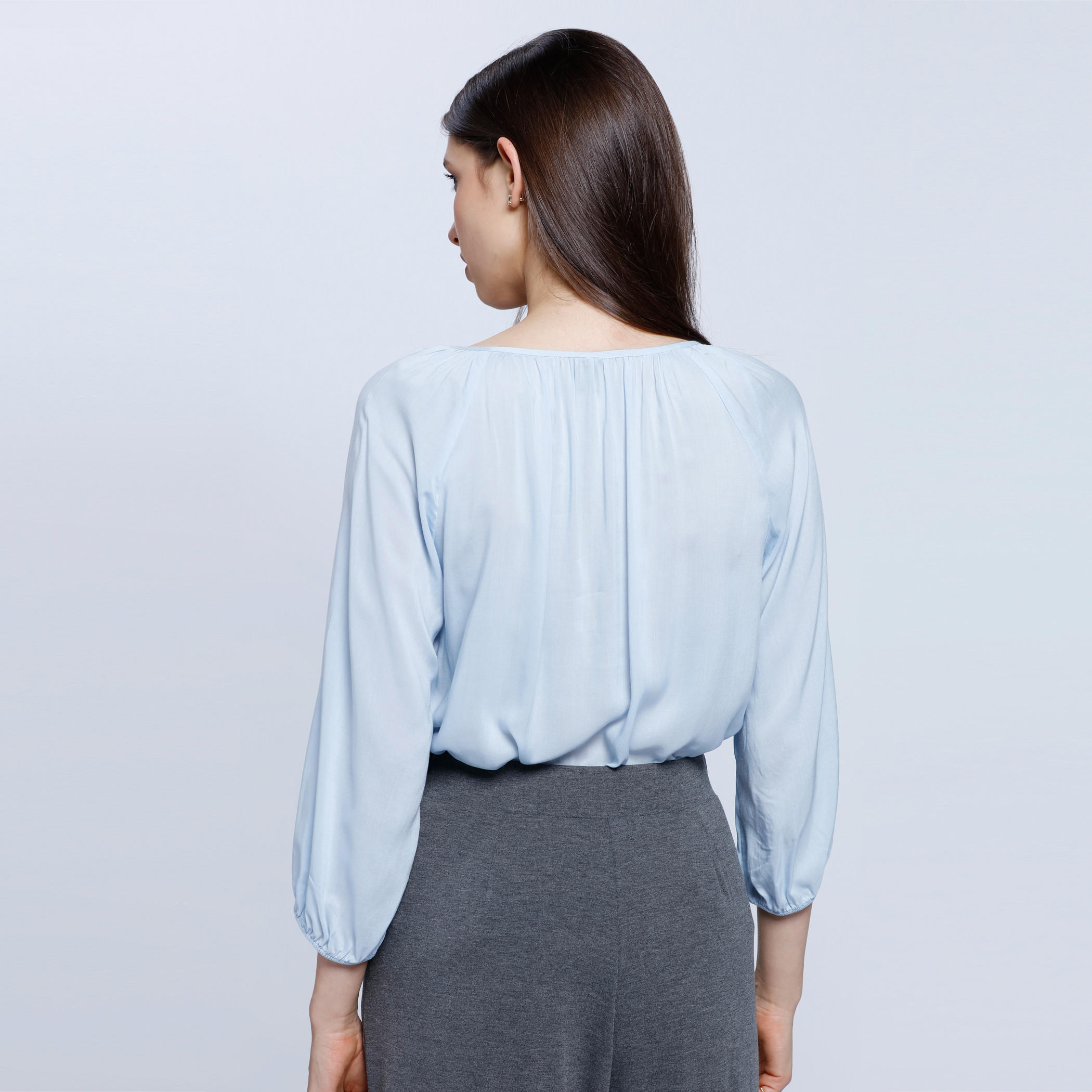 Woven Top with Henley Neck-women-clothing-shirtsandblouses-blouses-image-2