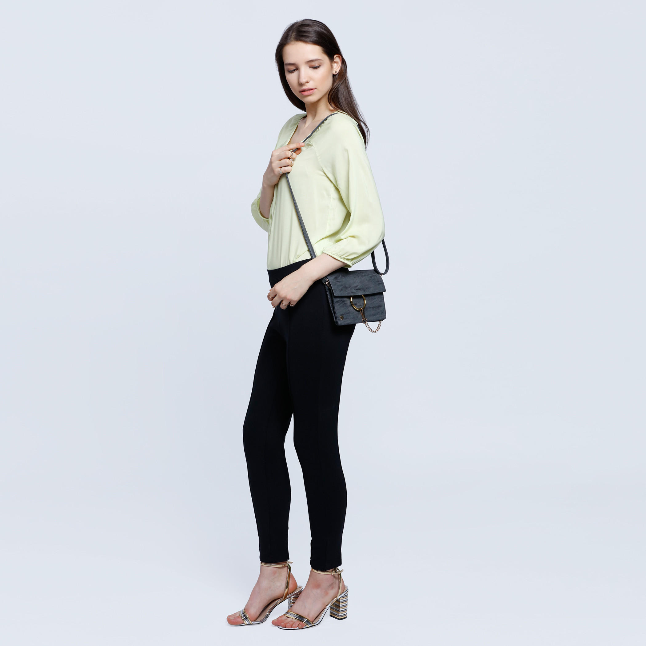 Henley Neck Top with 3/4 Sleeves-women-clothing-shirtsandblouses-blouses-image-5