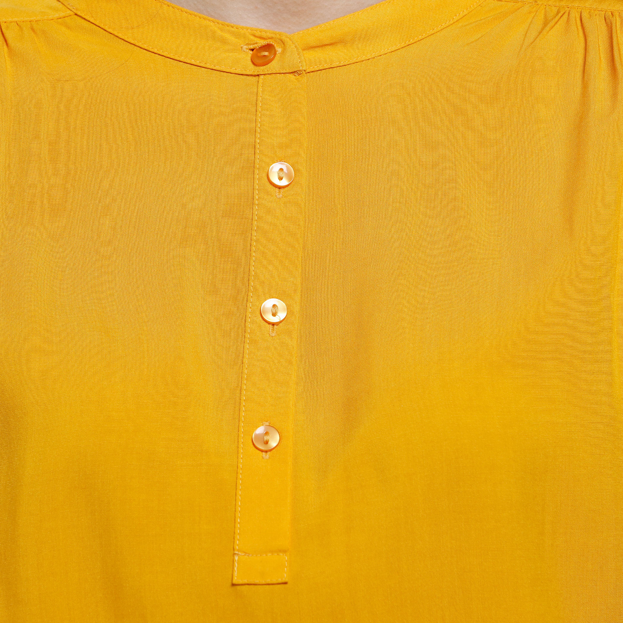 Woven Top with Mandarin Collar and Long Sleeves-women-clothing-shirtsandblouses-blouses-image-4
