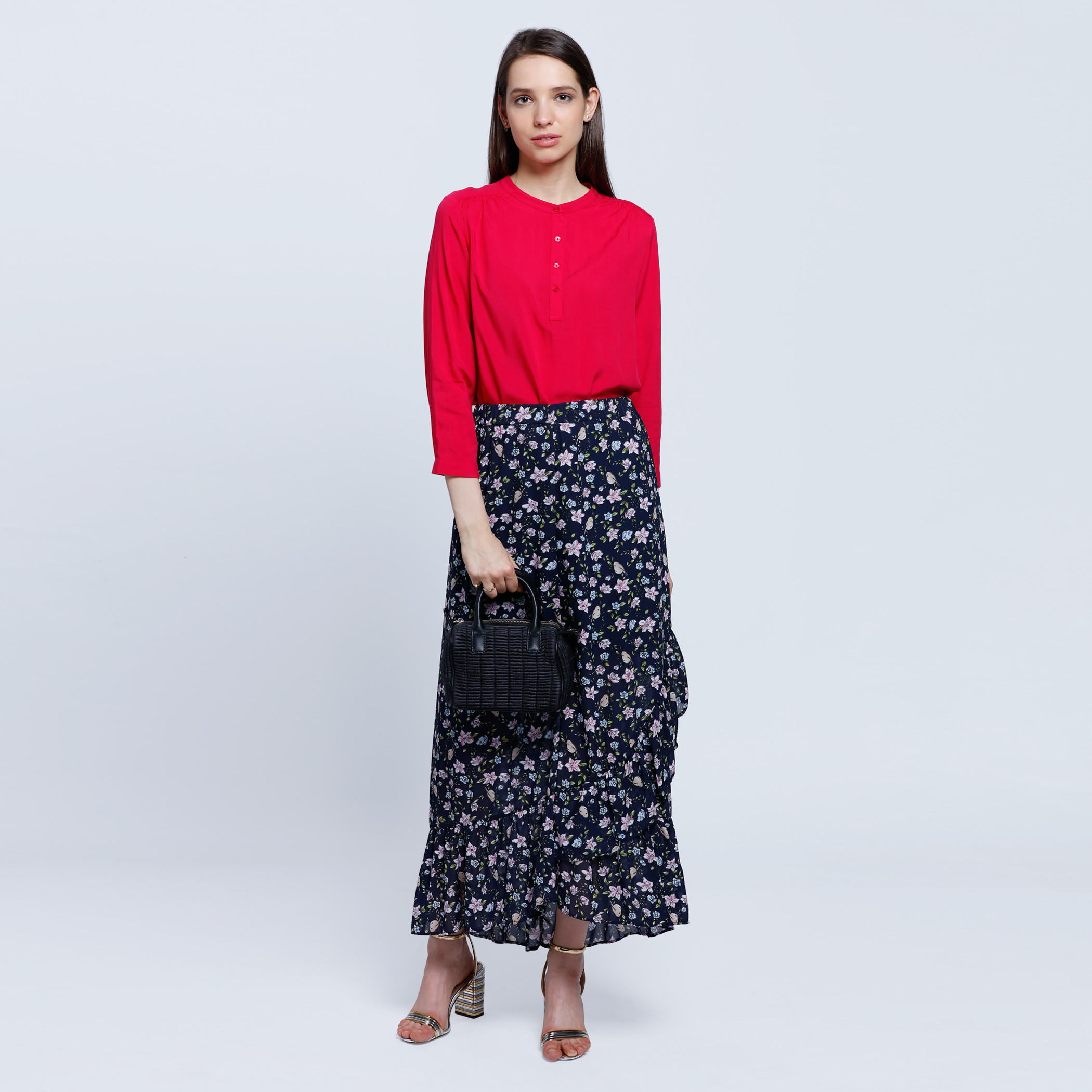 Woven Solid Top-women-clothing-shirtsandblouses-blouses-image-1