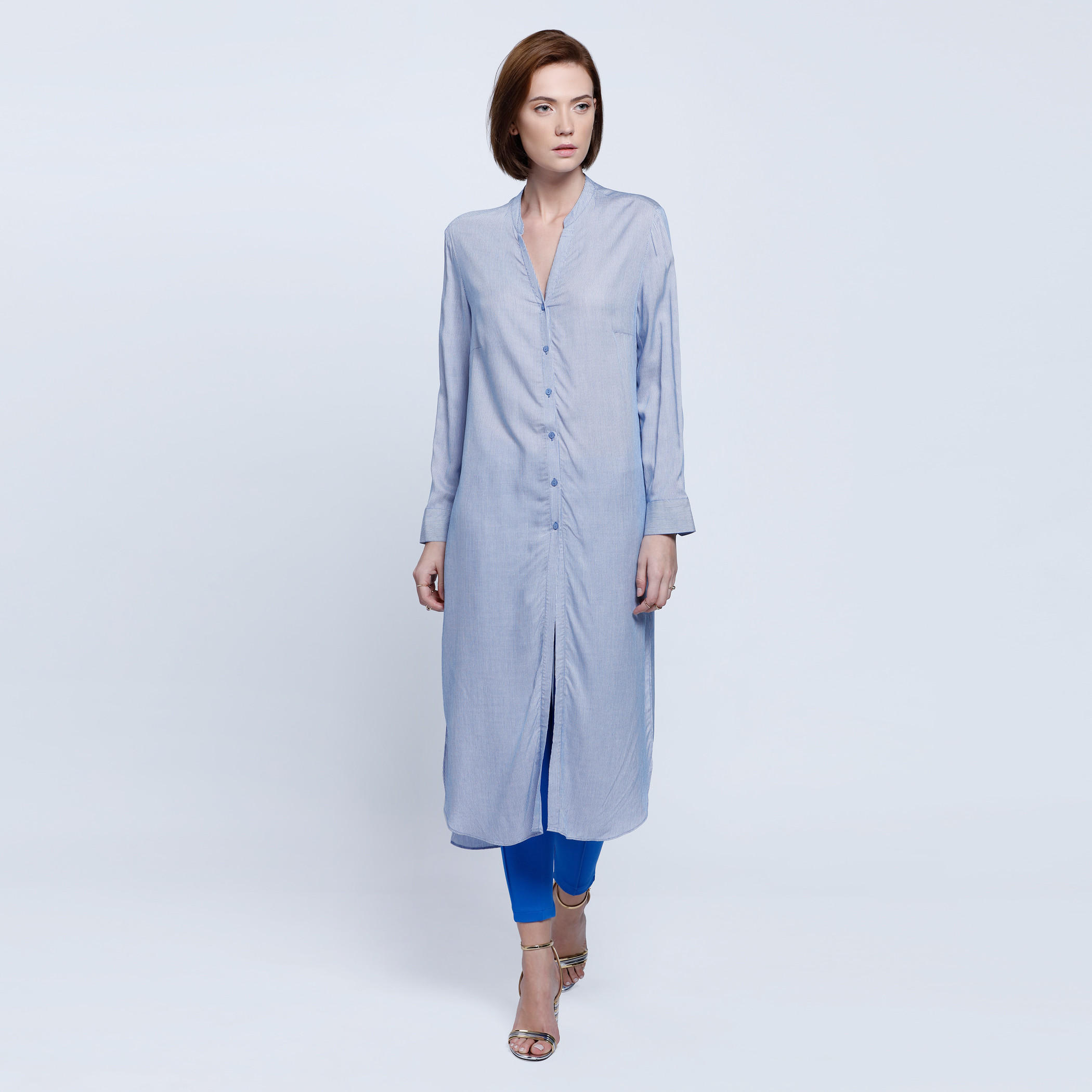 Long Top with Button Placket and Long Sleeves-women-clothing-tshirts-image-6