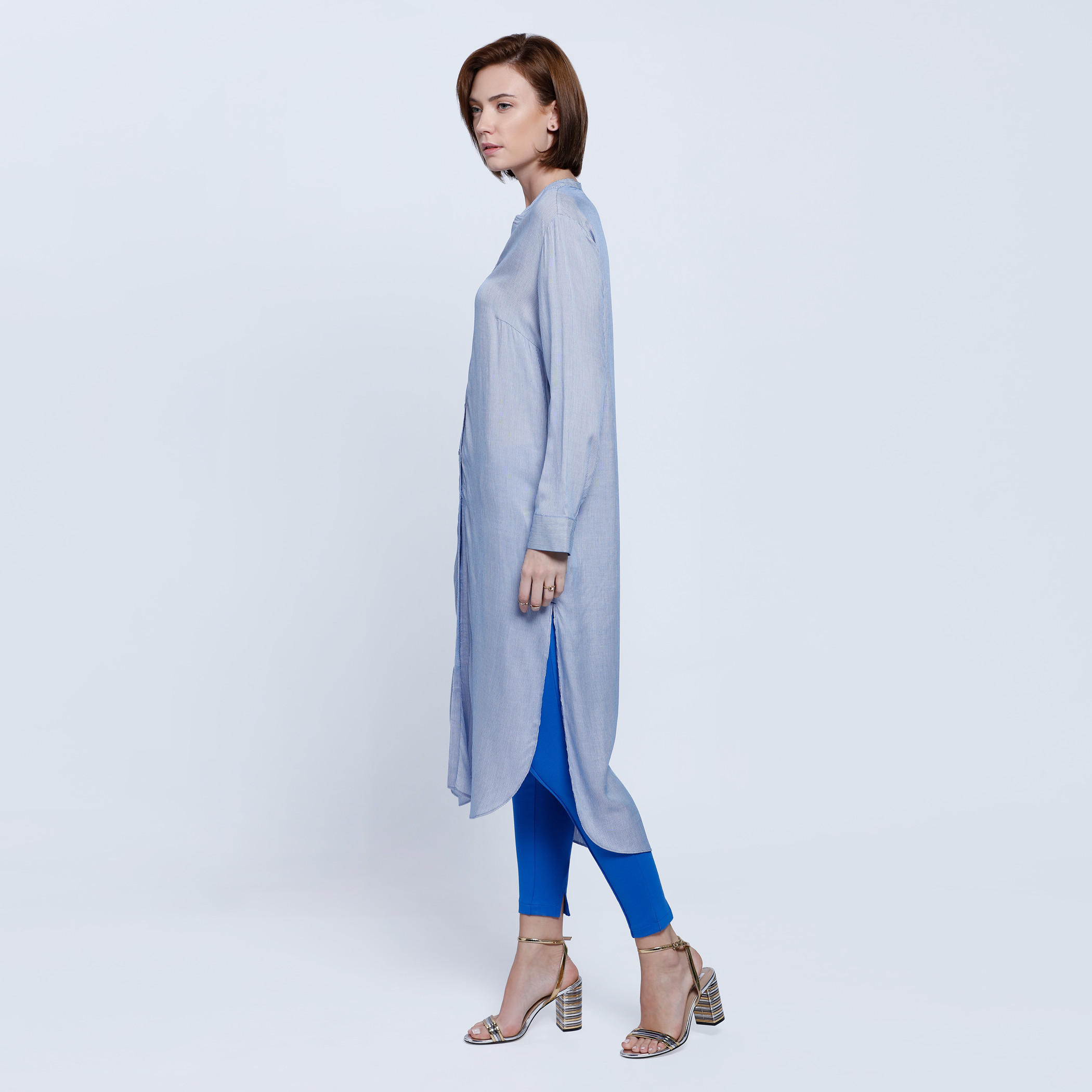 Long Top with Button Placket and Long Sleeves-women-clothing-tshirts-image-8