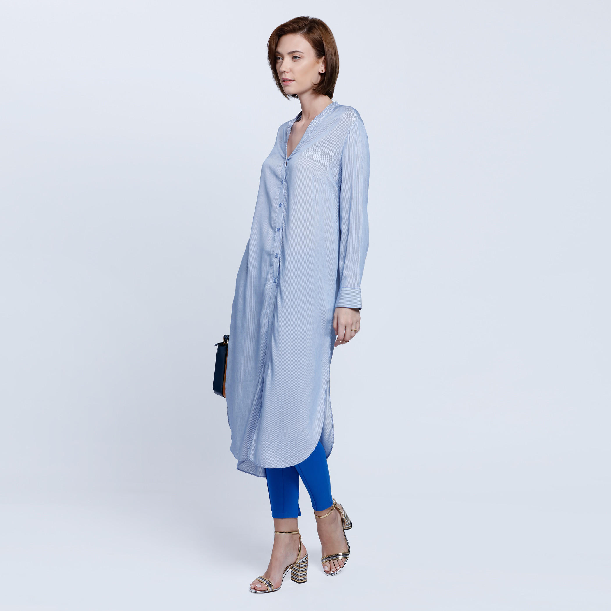 Long Top with Button Placket and Long Sleeves-women-clothing-tshirts-image-10