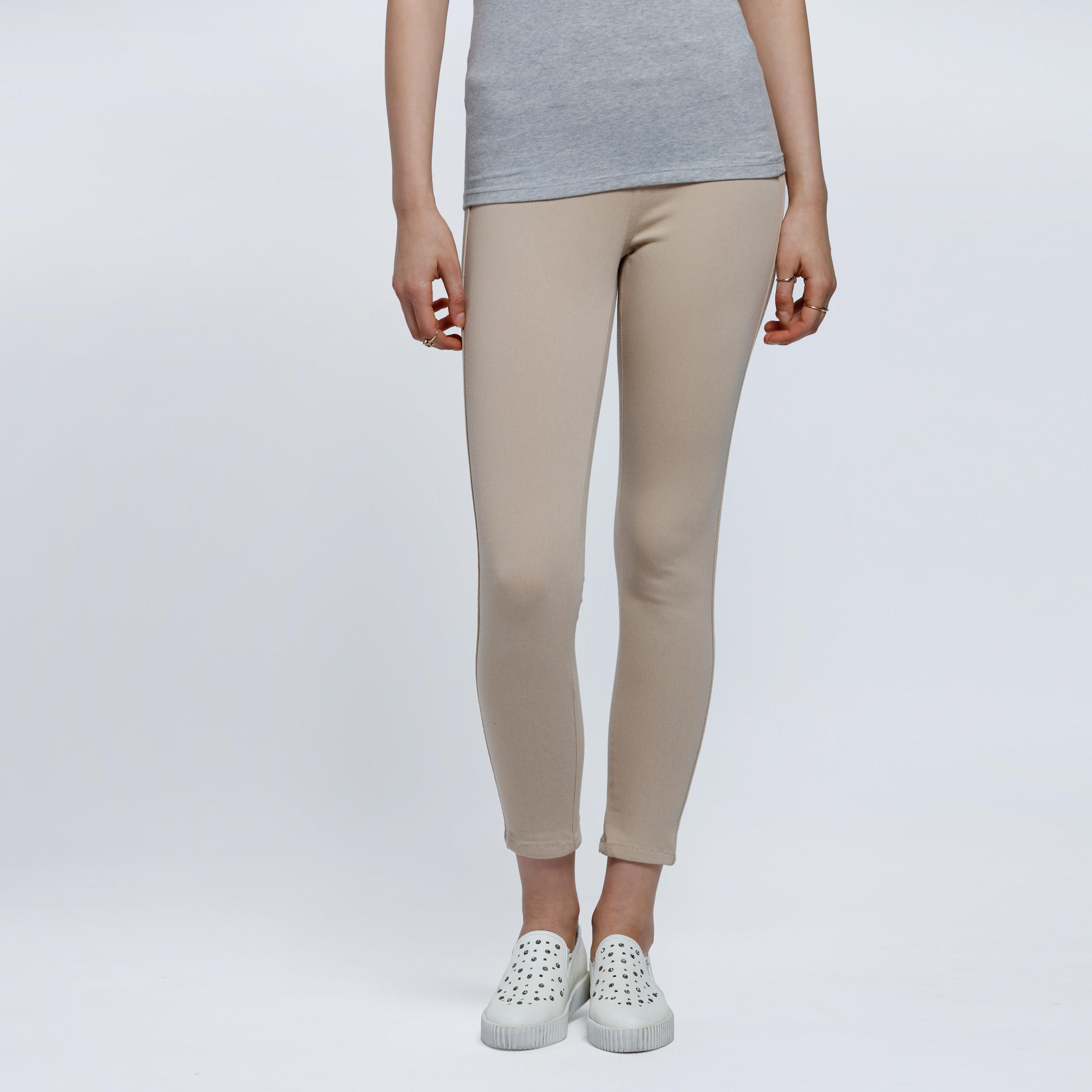 Crop Leggings with Elasticised Waistband-women-clothing-bottoms-leggings-image-1