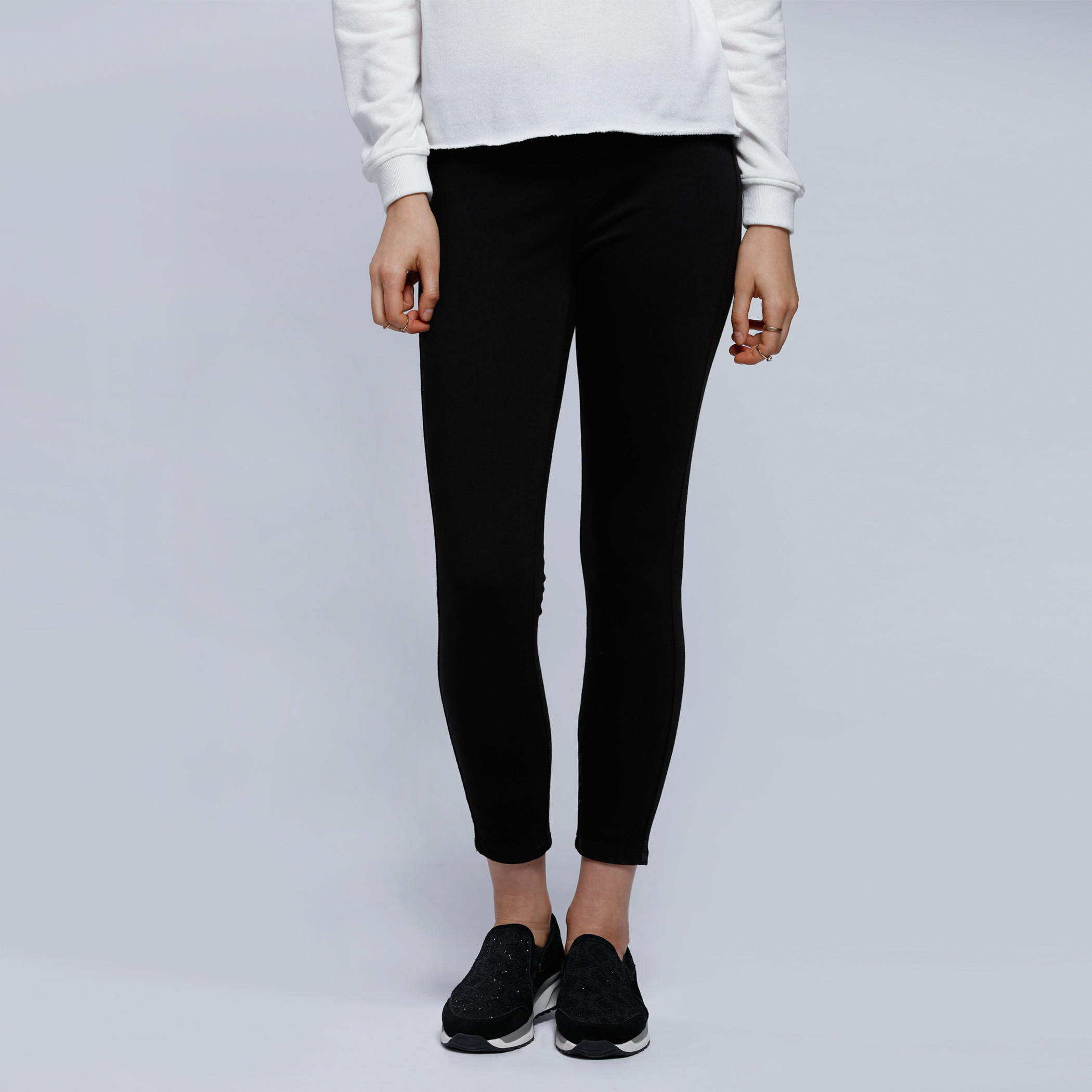 Full Length Jeggings with Elasticised Waistband-women-clothing-bottoms-leggings-image-1