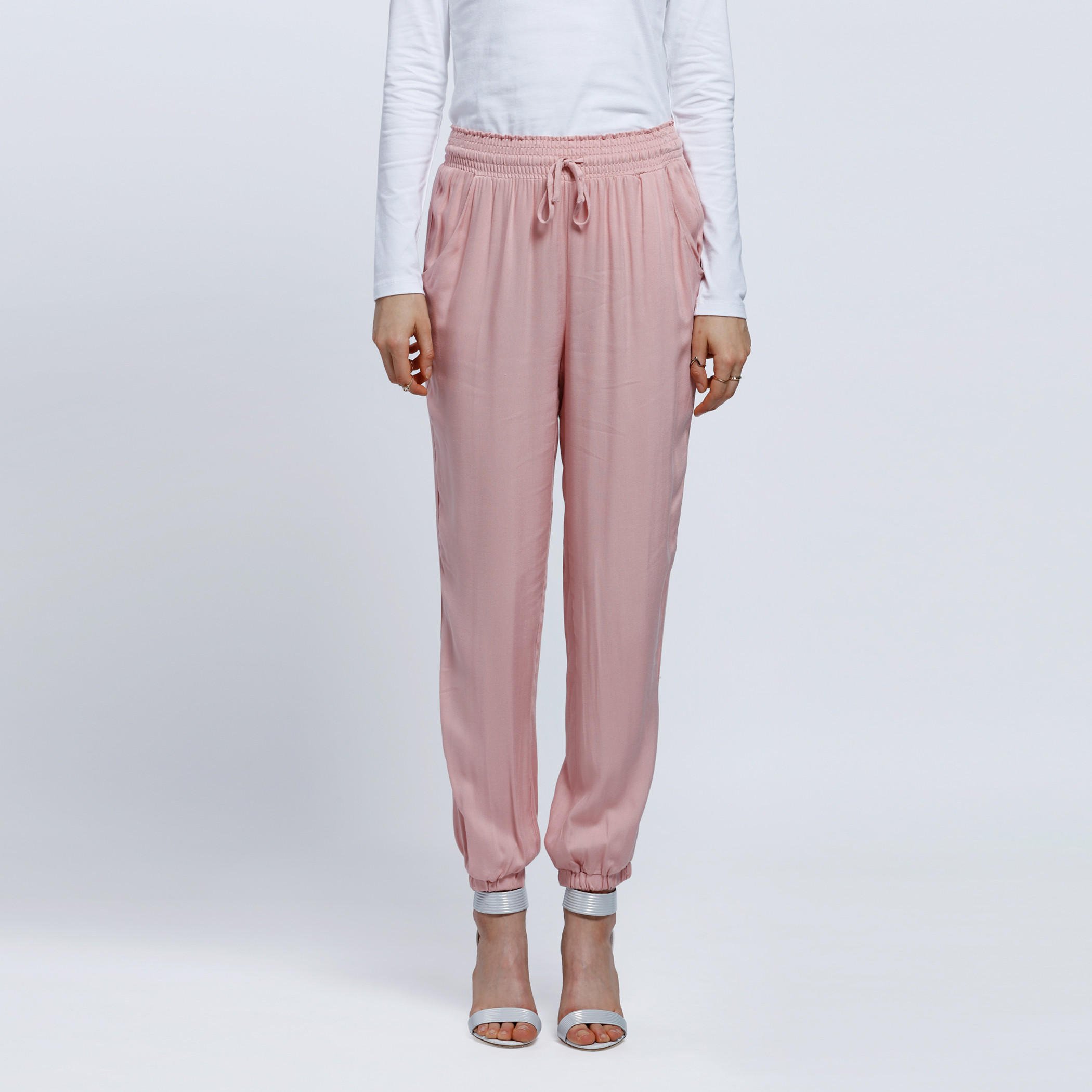 Woven Harem Pants with Elasticised Cuffs-women-clothing-bottoms-trousers-image-11