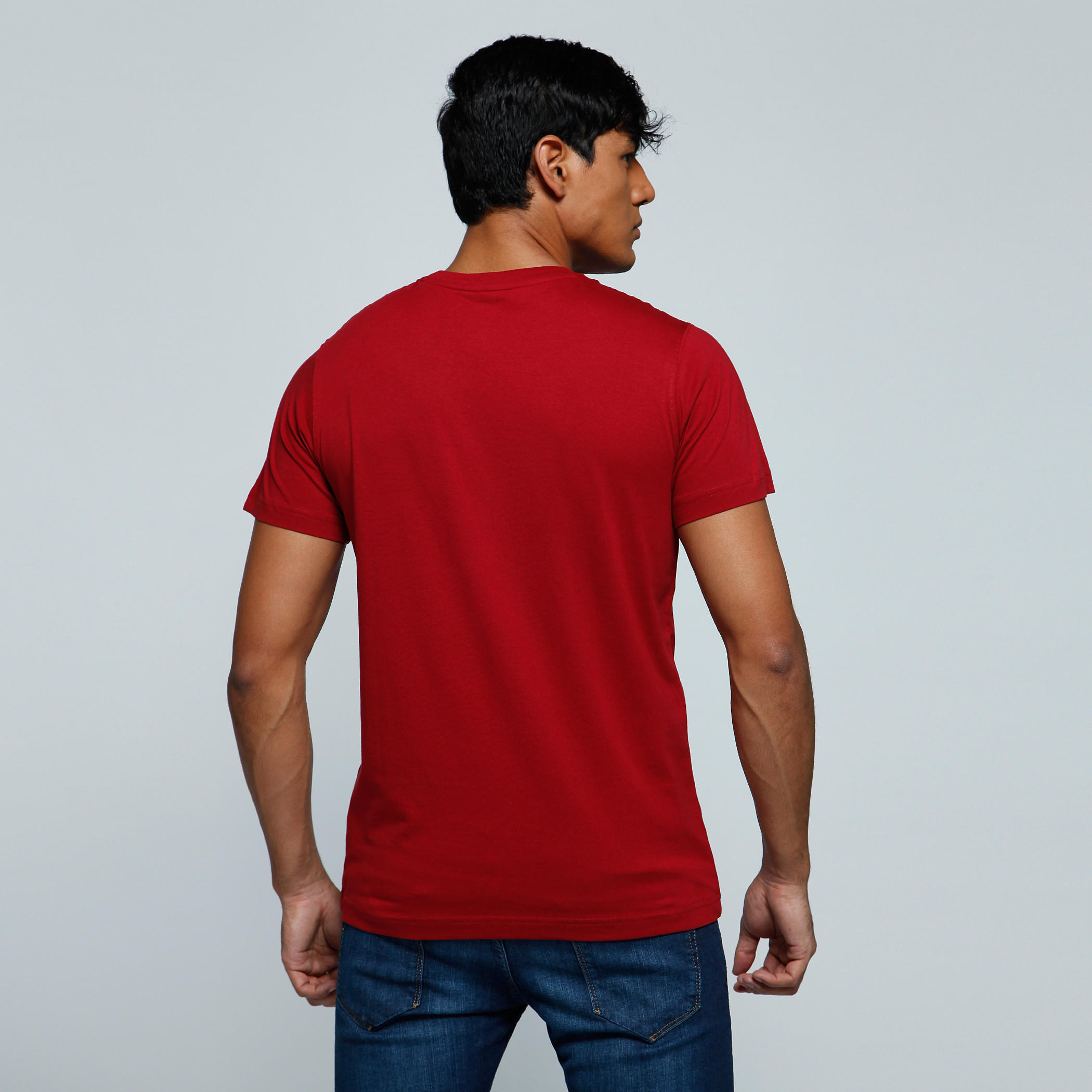 Printed T-Shirt with Crew Neck and Short Sleeves-men-clothing-tshirtsandpolos-tshirts-image-7