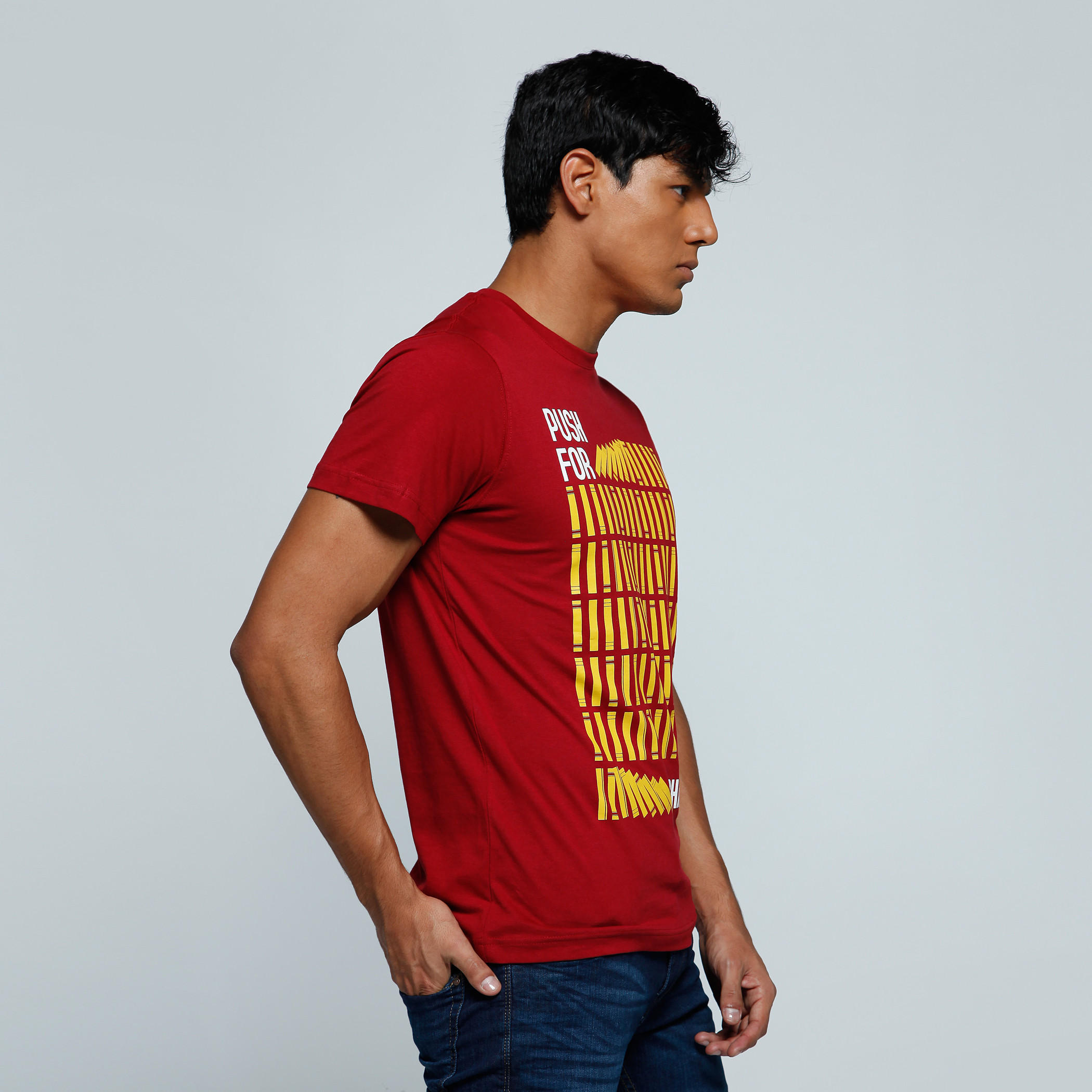 Printed T-Shirt with Crew Neck and Short Sleeves-men-clothing-tshirtsandpolos-tshirts-image-8