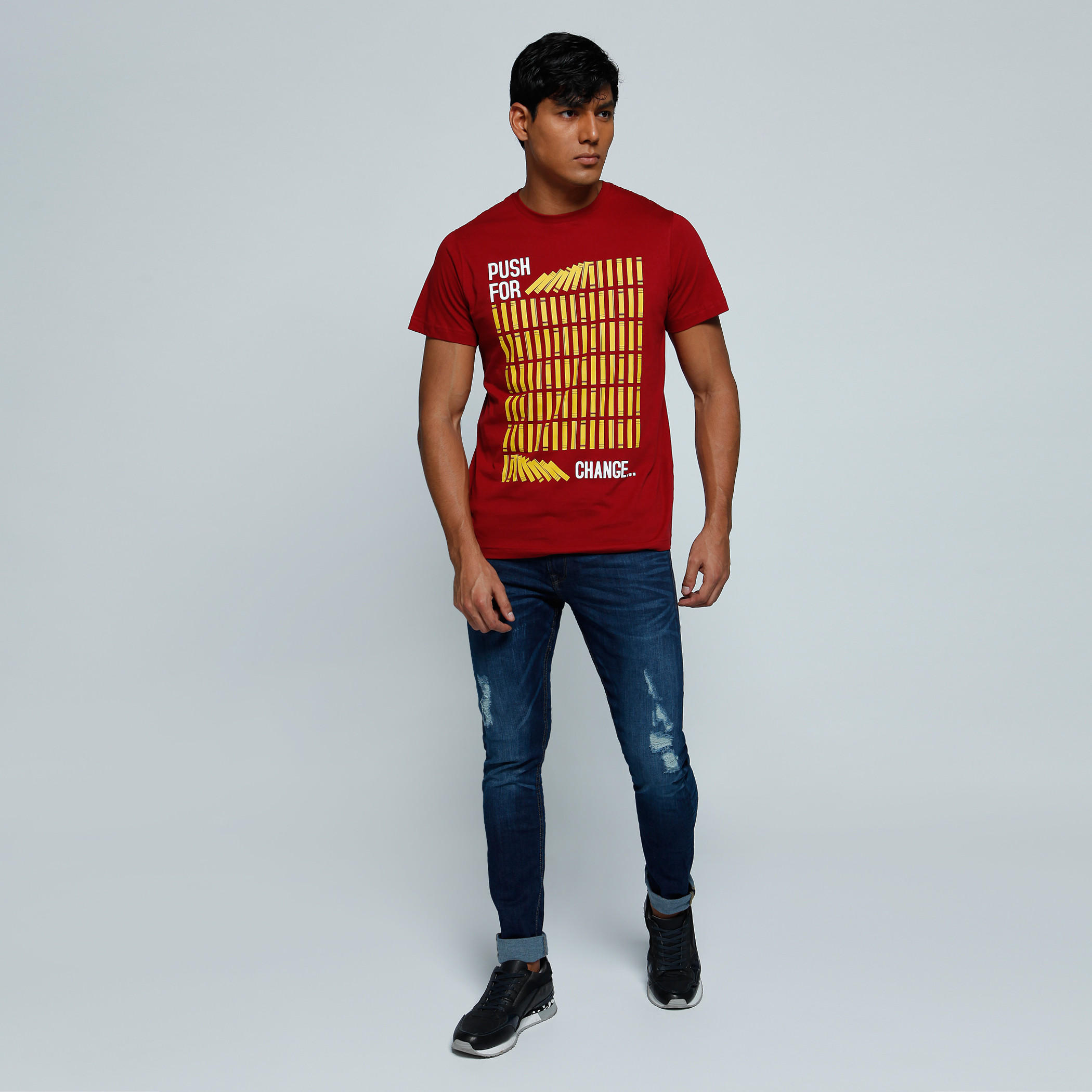 Printed T-Shirt with Crew Neck and Short Sleeves-men-clothing-tshirtsandpolos-tshirts-image-10
