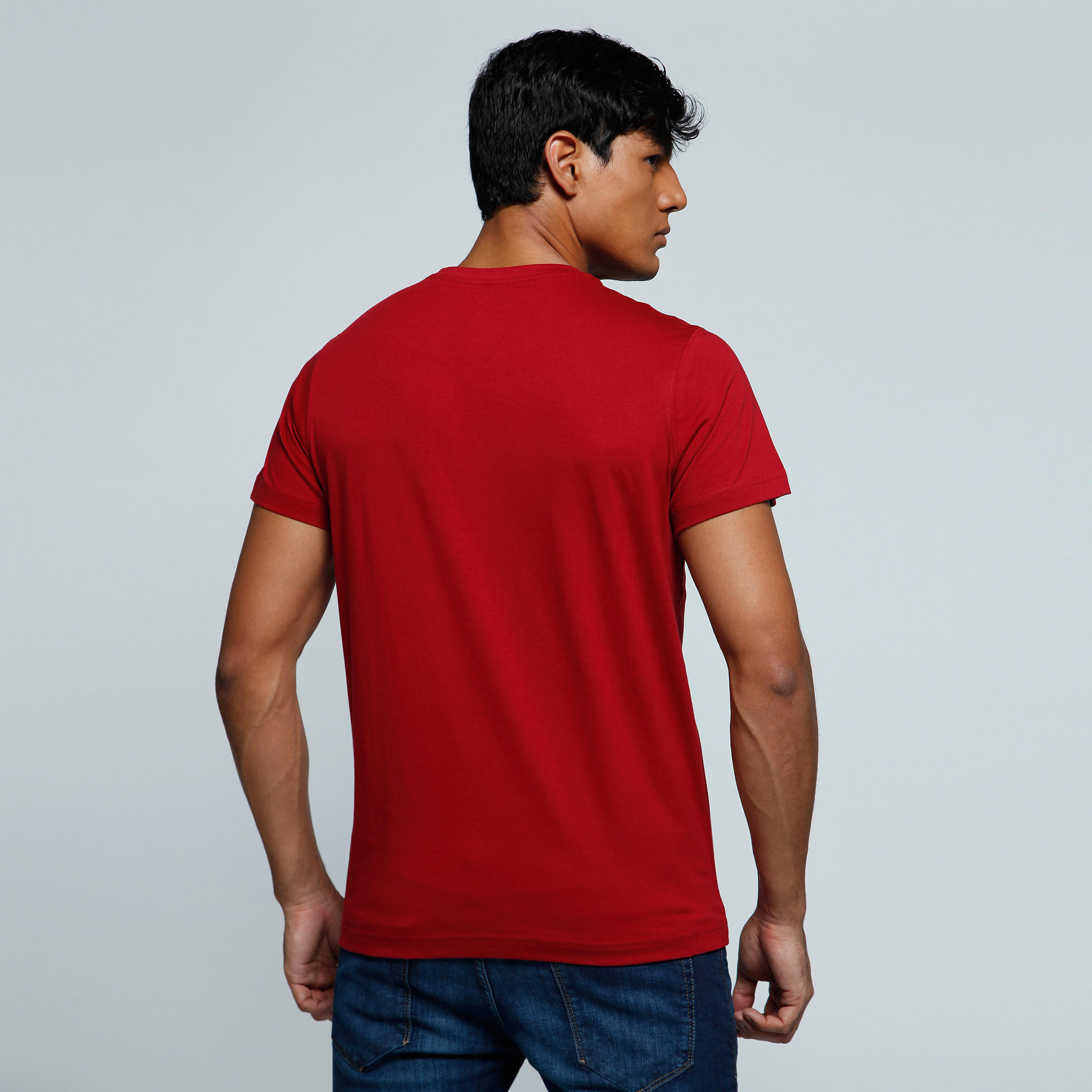 Printed T-Shirt with Crew Neck and Short Sleeves-men-clothing-tshirtsandpolos-tshirts-image-2
