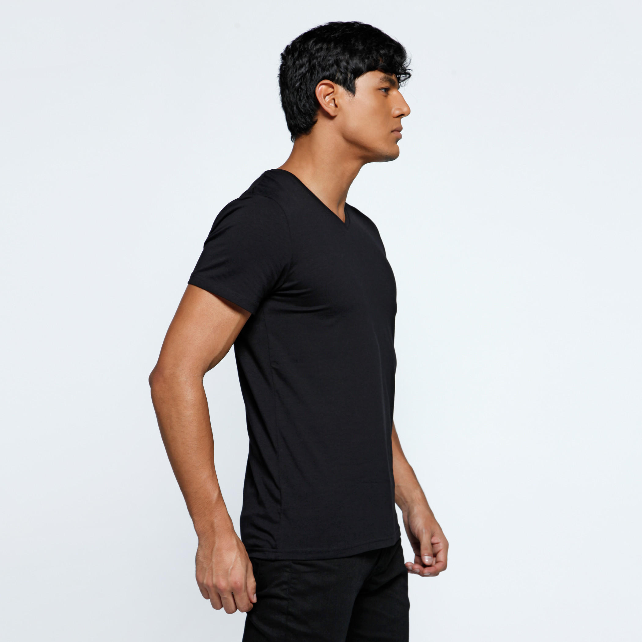 V-Neck T-Shirt with Short Sleeves-men-clothing-tshirtsandpolos-tshirts-image-3