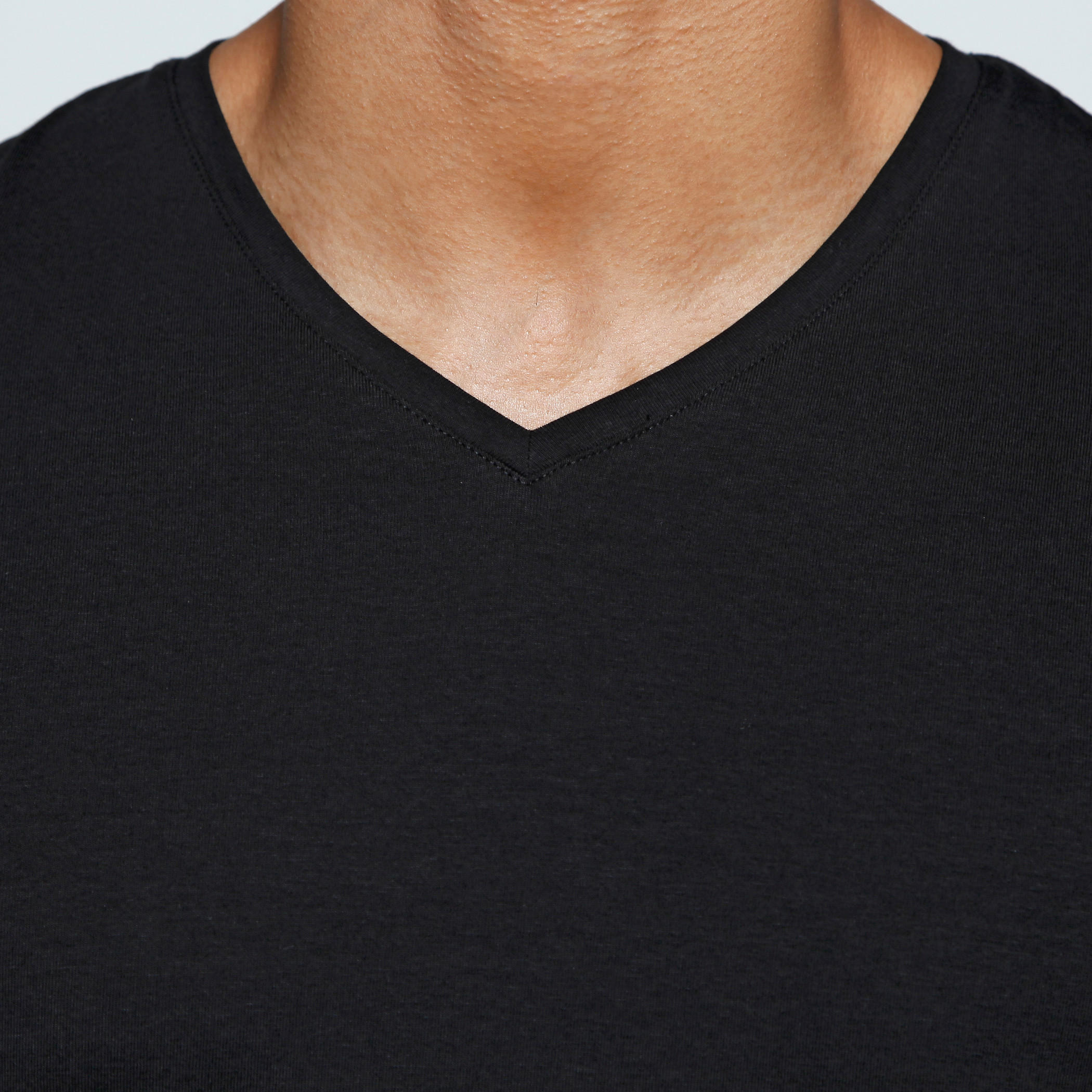 V-Neck T-Shirt with Short Sleeves-men-clothing-tshirtsandpolos-tshirts-image-2