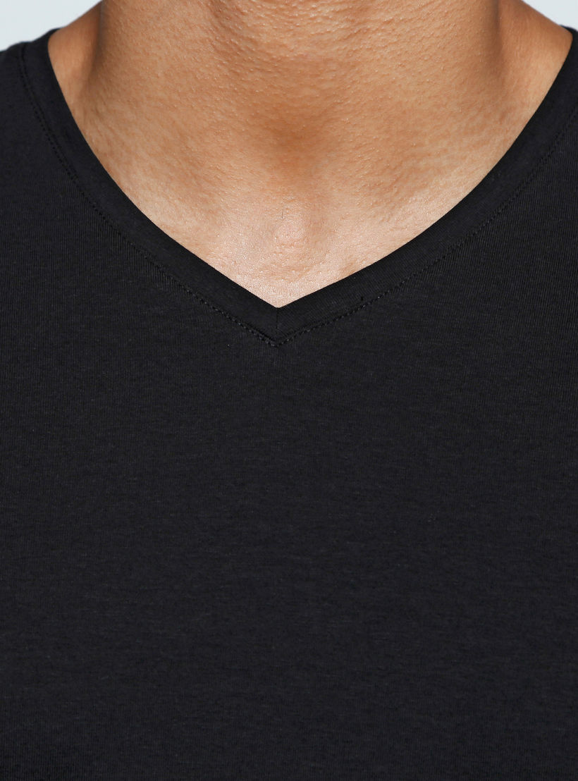 V-Neck T-Shirt with Short Sleeves-men-clothing-tshirtsandpolos-tshirts-image-2