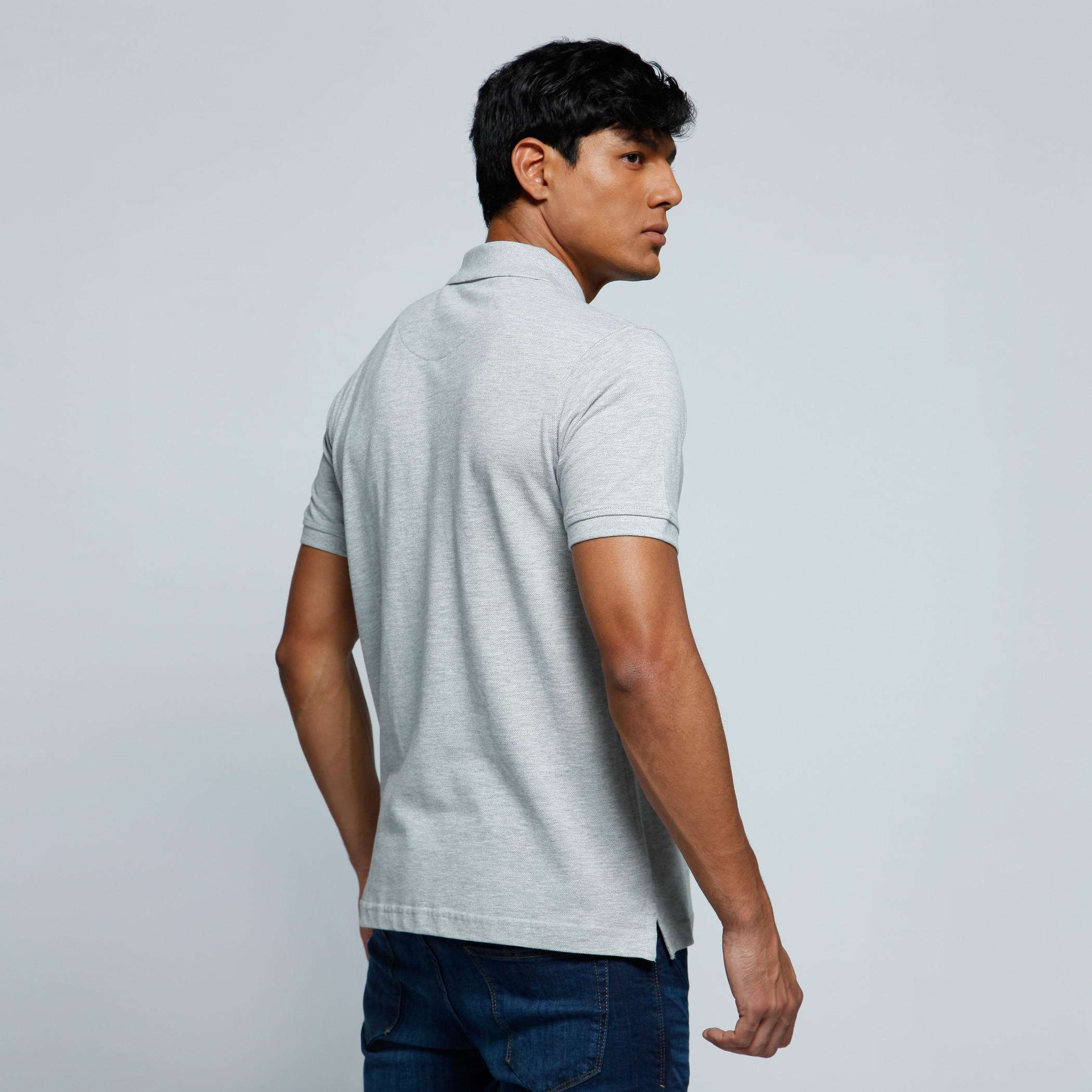 Polo Neck T-Shirt with Short Sleeves-men-clothing-tshirtsandpolos-polos-image-4
