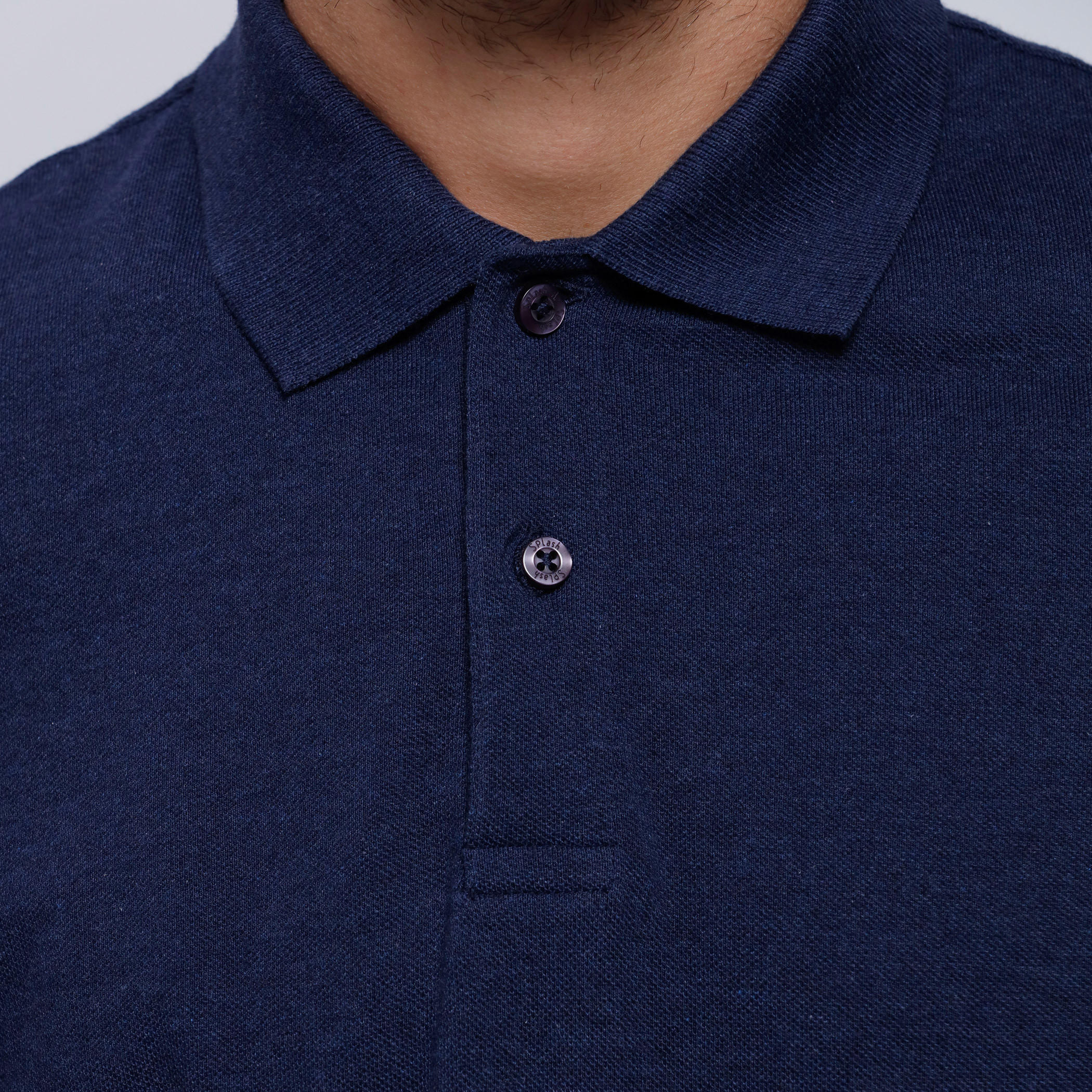 تيشيرت بياقة عادية وأكمام قصيرة-men-clothing-tshirtsandpolos-polos-image-2