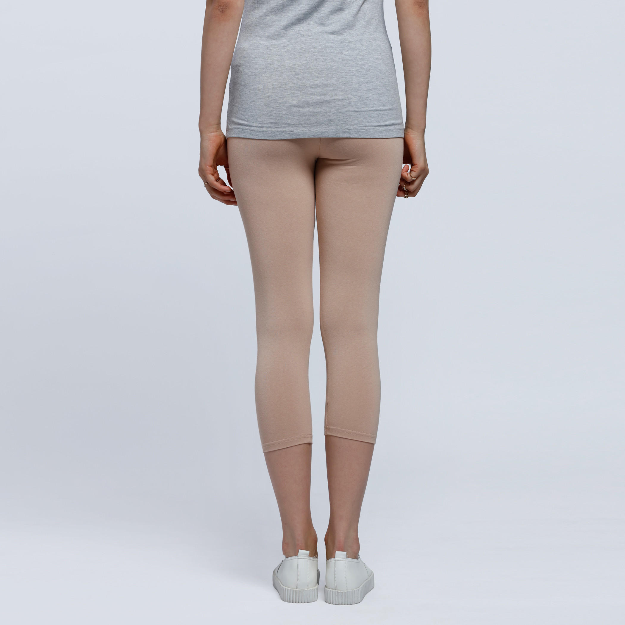 Cropped Leggings with Elasticised Waistband-women-clothing-bottoms-leggings-image-4