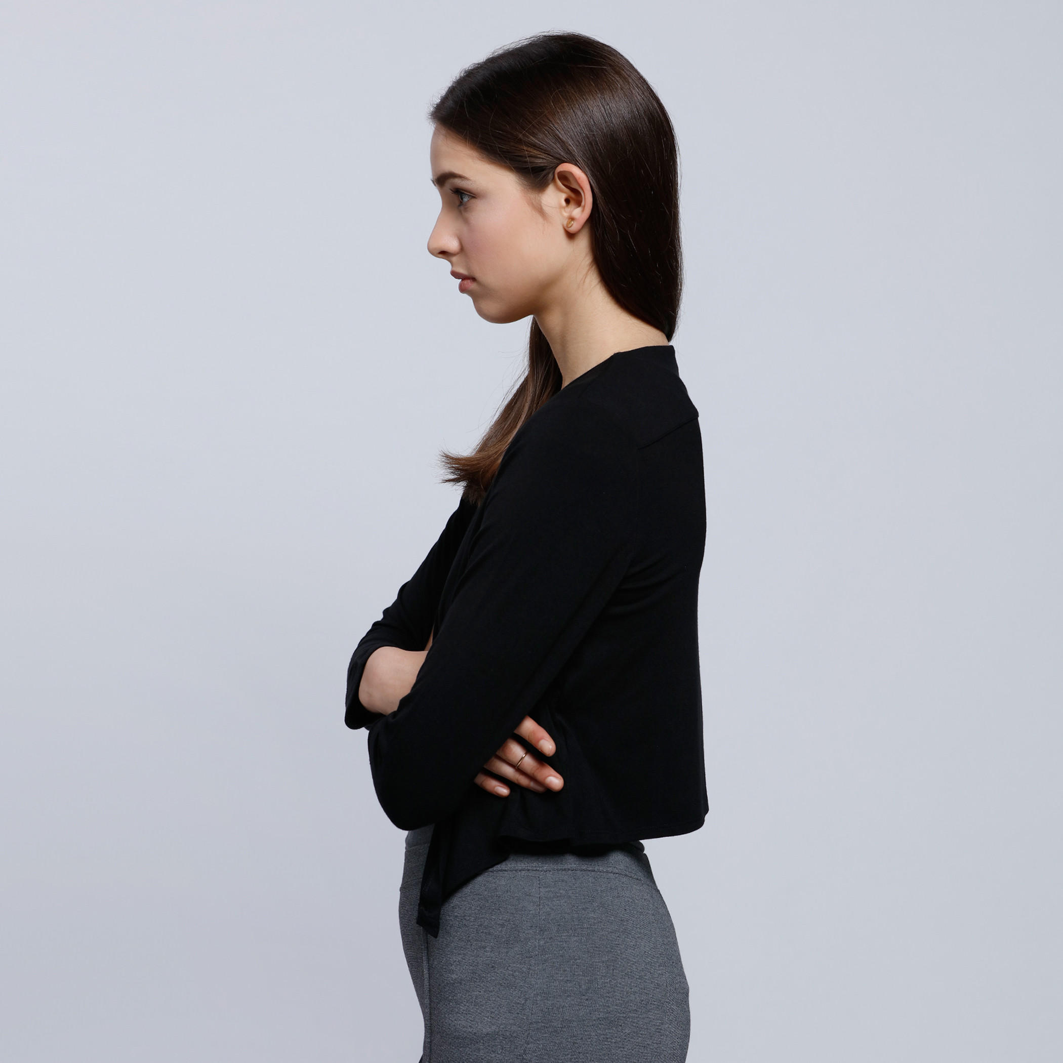 Bolero Jacket with Long Sleeves -women-winterwear-cardigansandjumpers-cardigans-image-3