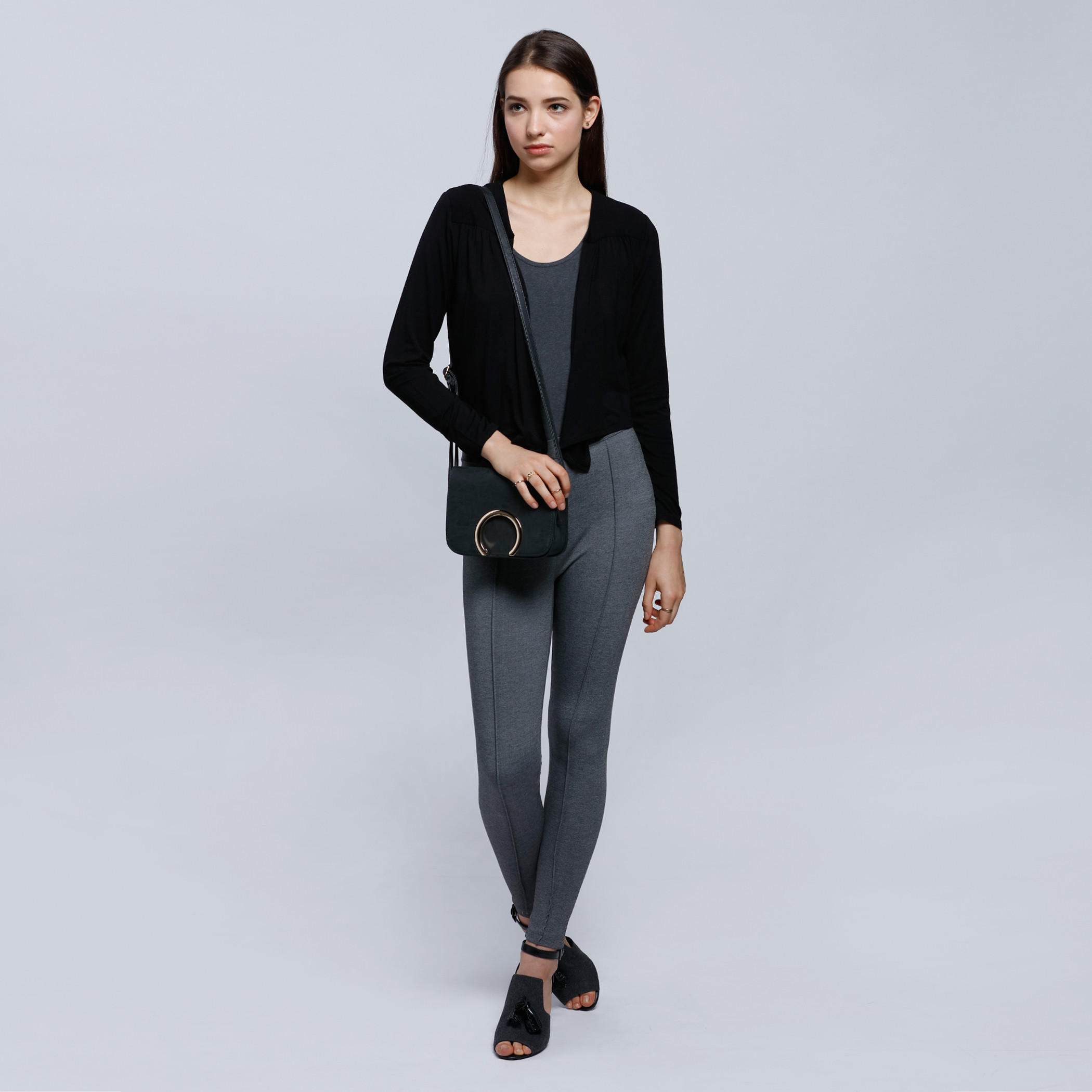 Bolero Jacket with Long Sleeves -women-winterwear-cardigansandjumpers-cardigans-image-5