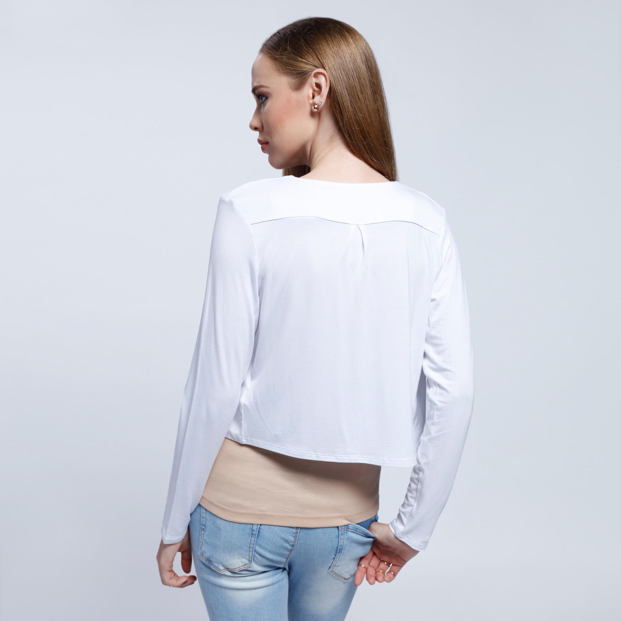 Full Sleeve Bolero with Open Front-women-winterwear-cardigansandjumpers-cardigans-image-2