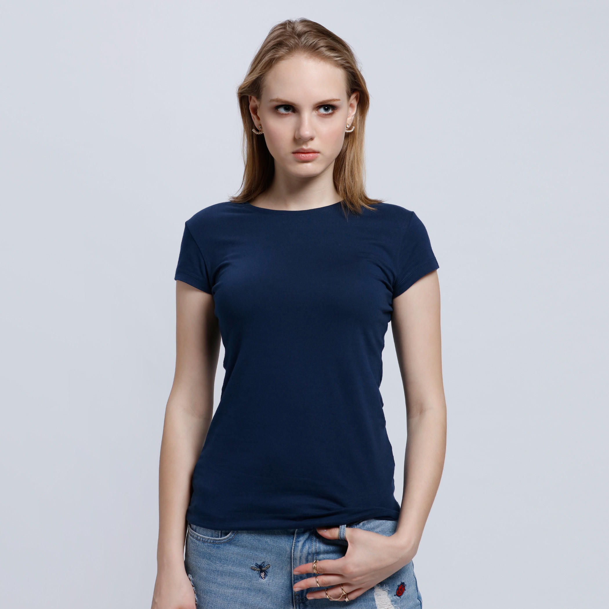 Short Sleeves T-Shirt with Round Neck-women-clothing-tshirts-image-5