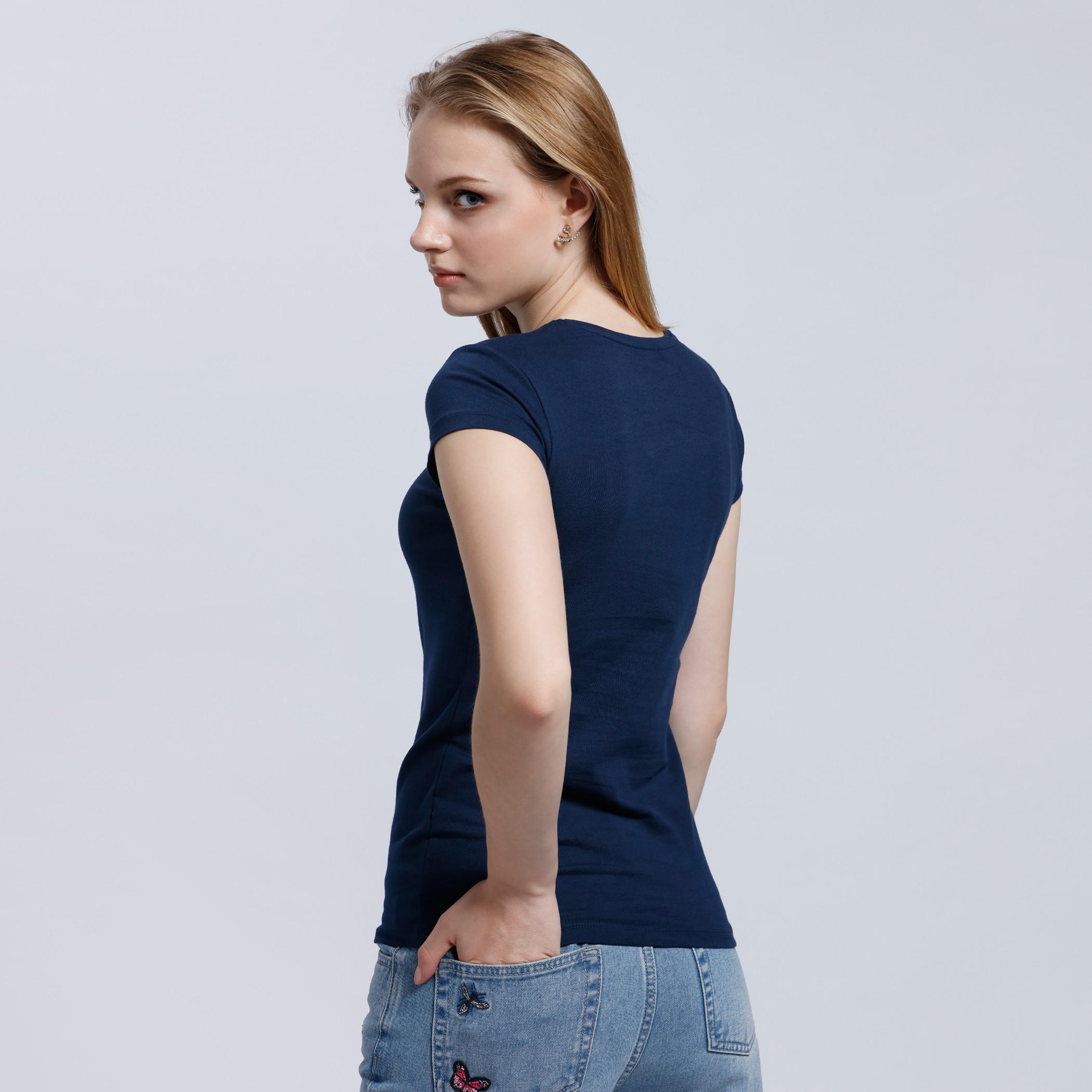 Short Sleeves T-Shirt with Round Neck-women-clothing-tshirts-image-4