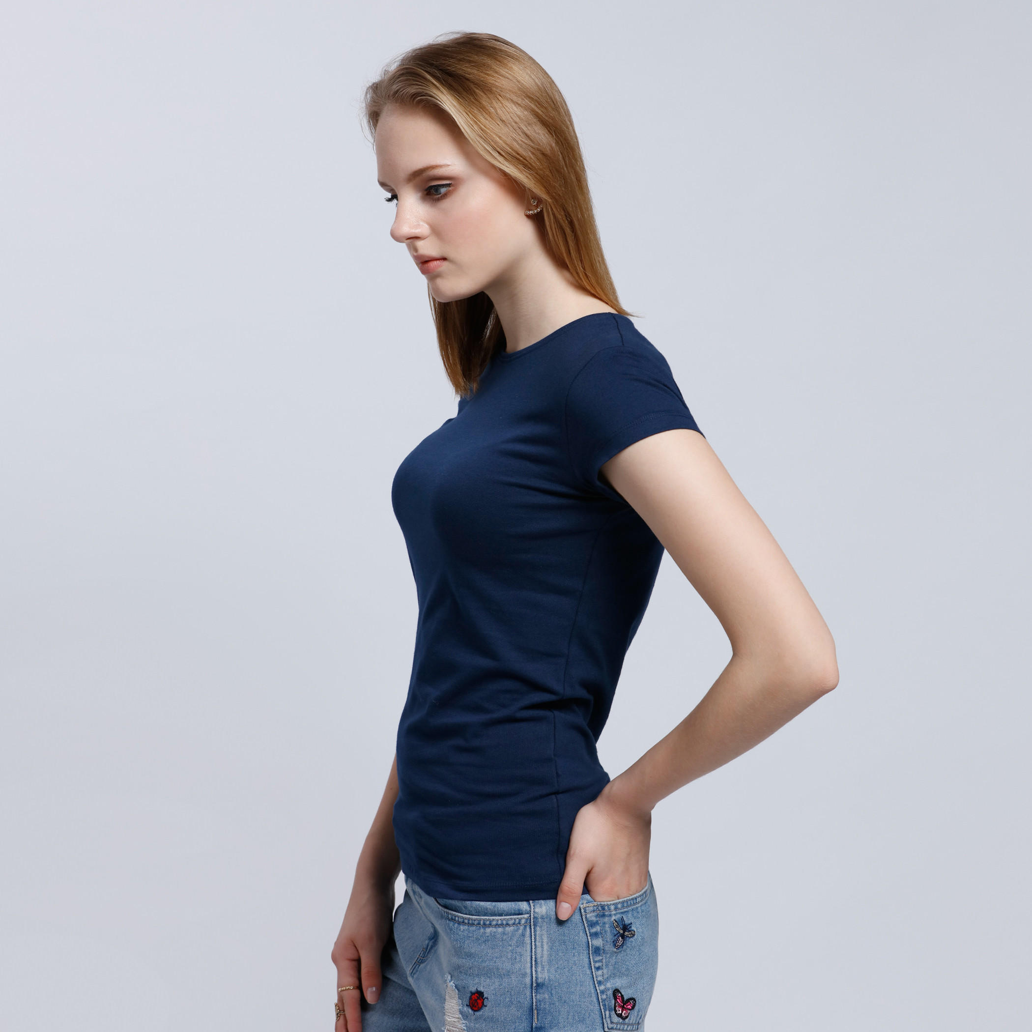Short Sleeves T-Shirt with Round Neck-women-clothing-tshirts-image-3