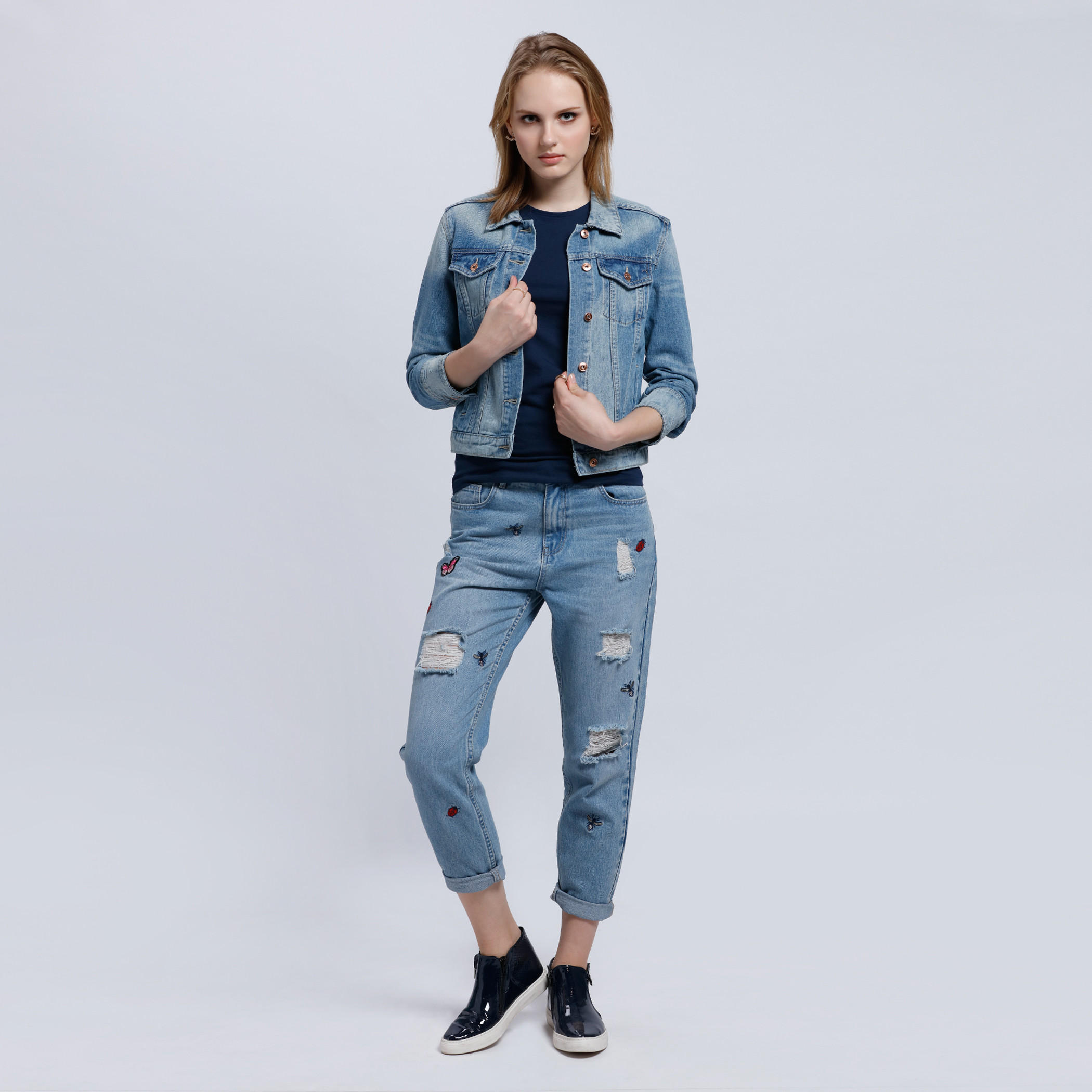 Short Sleeves T-Shirt with Round Neck-women-clothing-tshirts-image-1