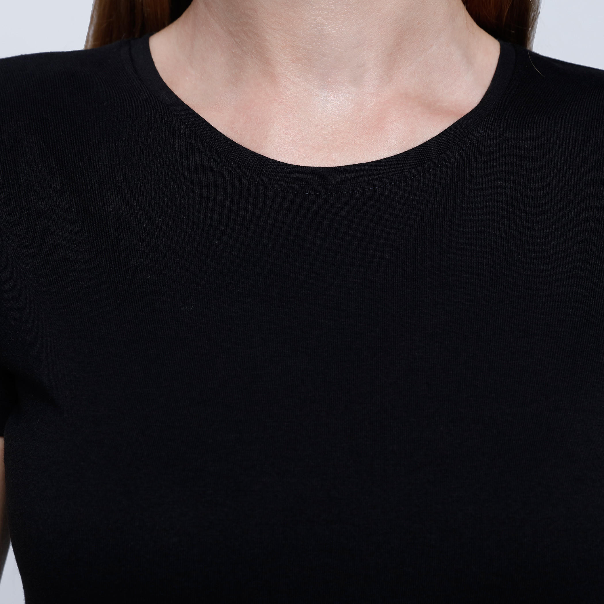 Crew Neck Top with Short Sleeves-women-clothing-tshirts-image-2