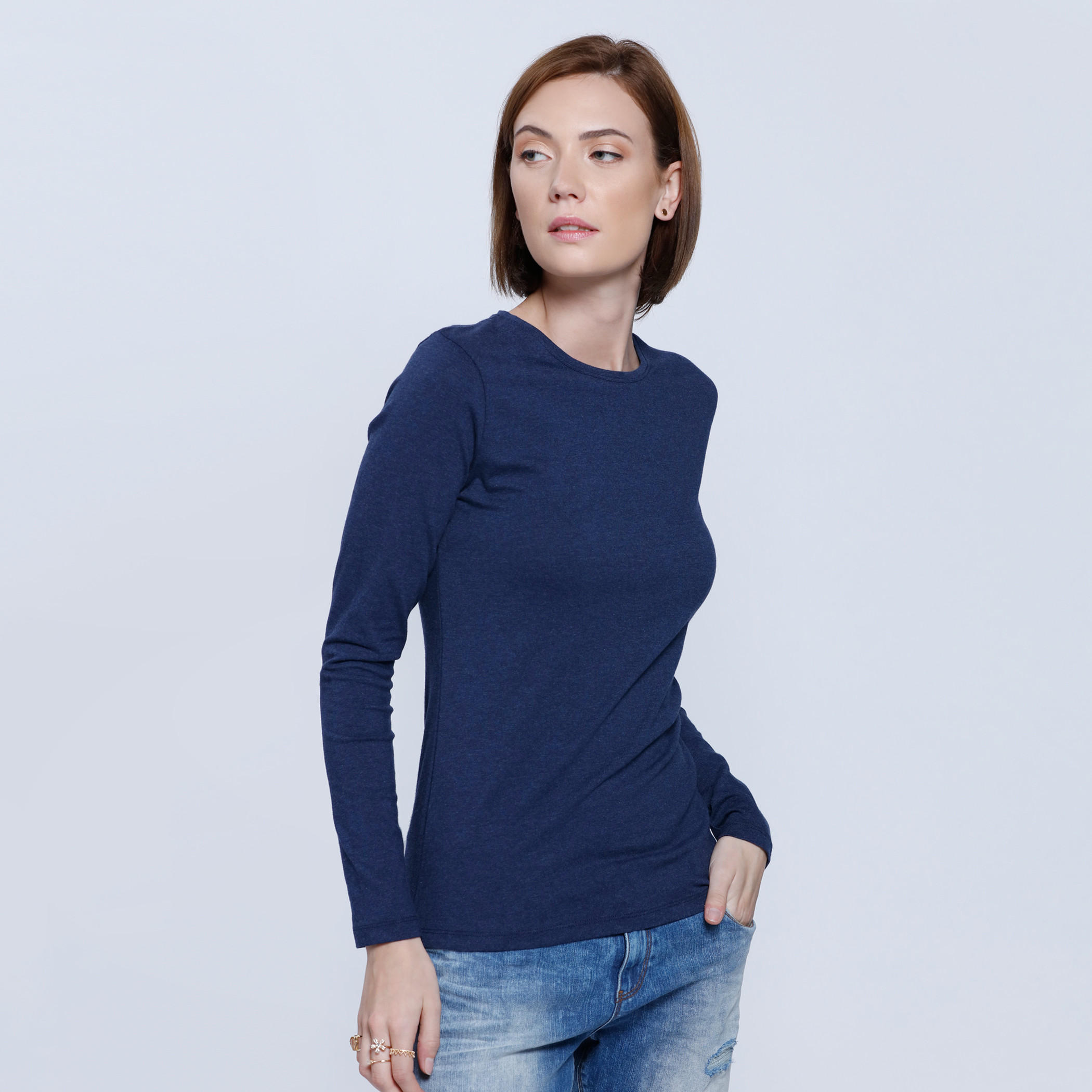 Long Sleeves T-Shirt with Round Neck-women-clothing-tshirts-image-5
