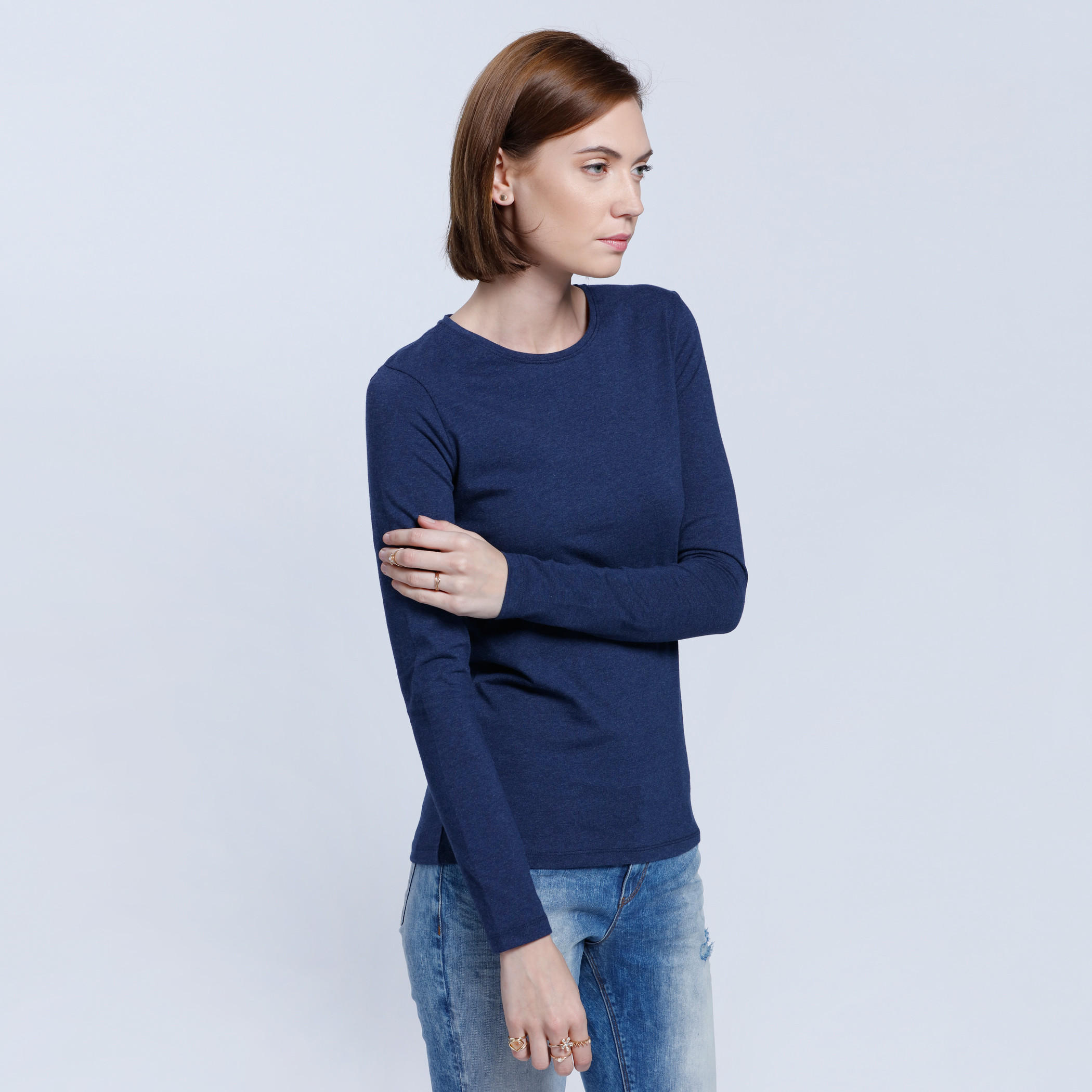 Long Sleeves T-Shirt with Round Neck-women-clothing-tshirts-image-3