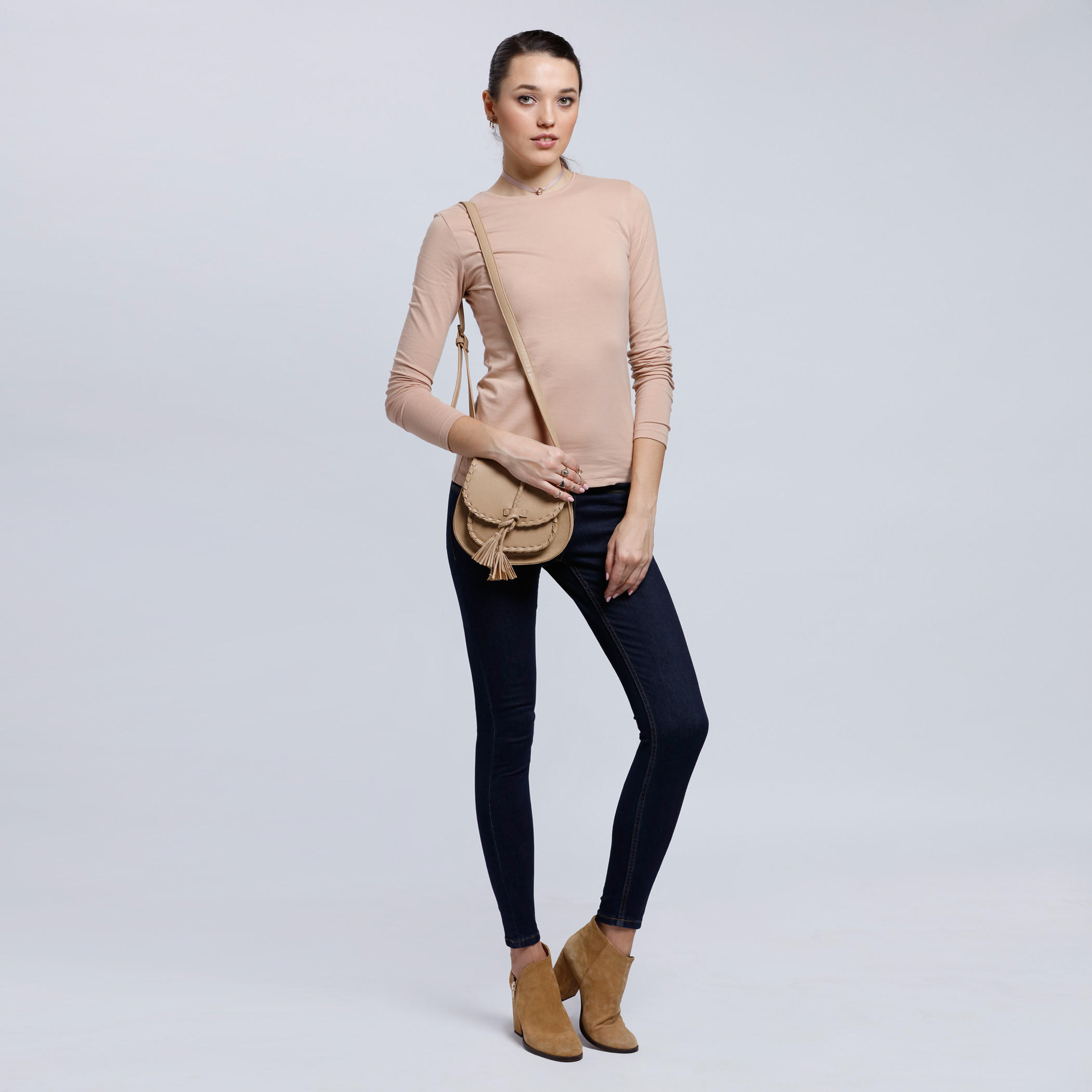 Long Sleeves T-Shirt with Crew Neck-women-clothing-tshirts-image-5
