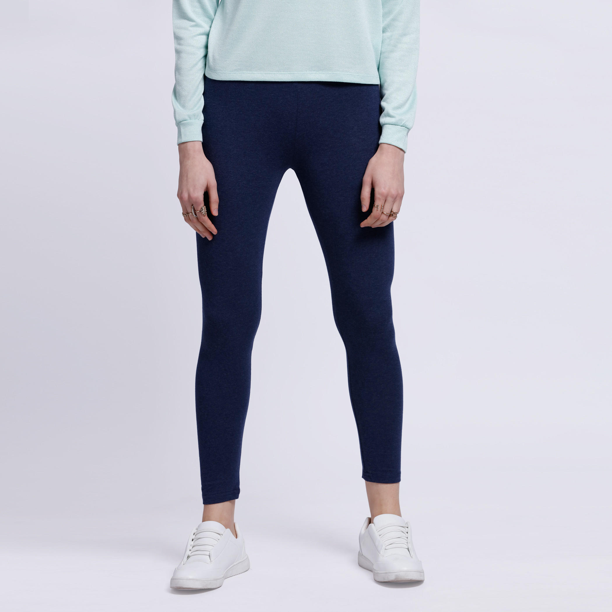 Full Length Tights with Elasticised Waistband-women-clothing-bottoms-leggings-image-1