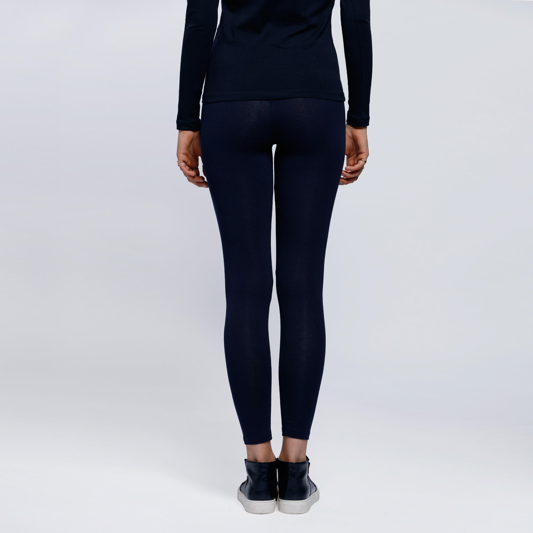 Full Length Leggings with Elasticised Waistband-women-clothing-bottoms-leggings-image-2