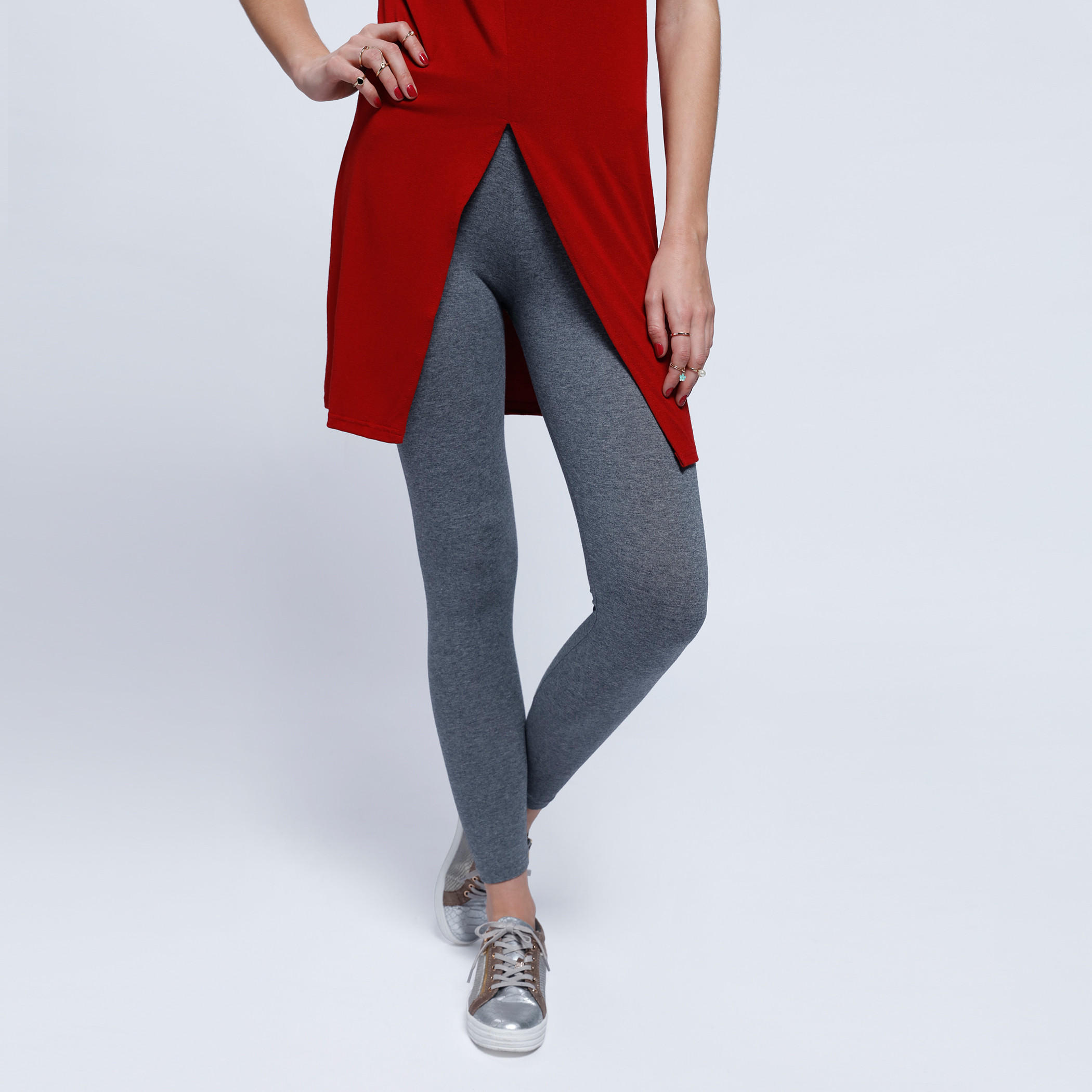 3/4 Leggings with Elasticised Waistband-women-clothing-bottoms-leggings-image-1