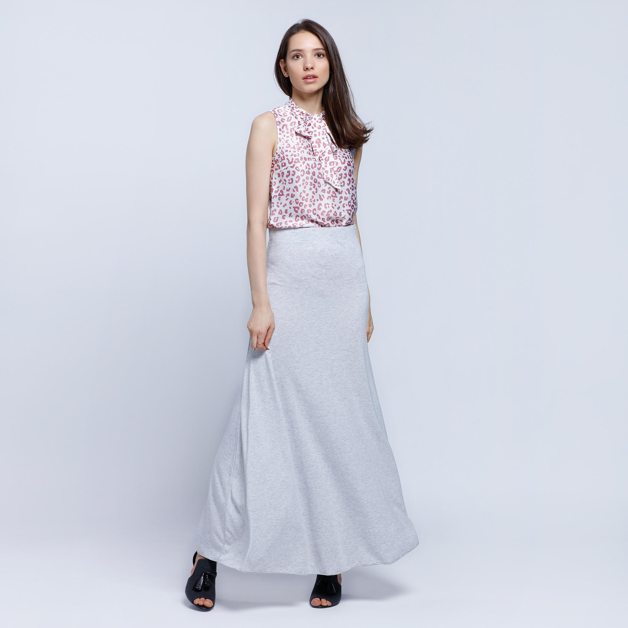 تنورة طويلة بخصر مطاطي-women-clothing-bottoms-skirts-image-5