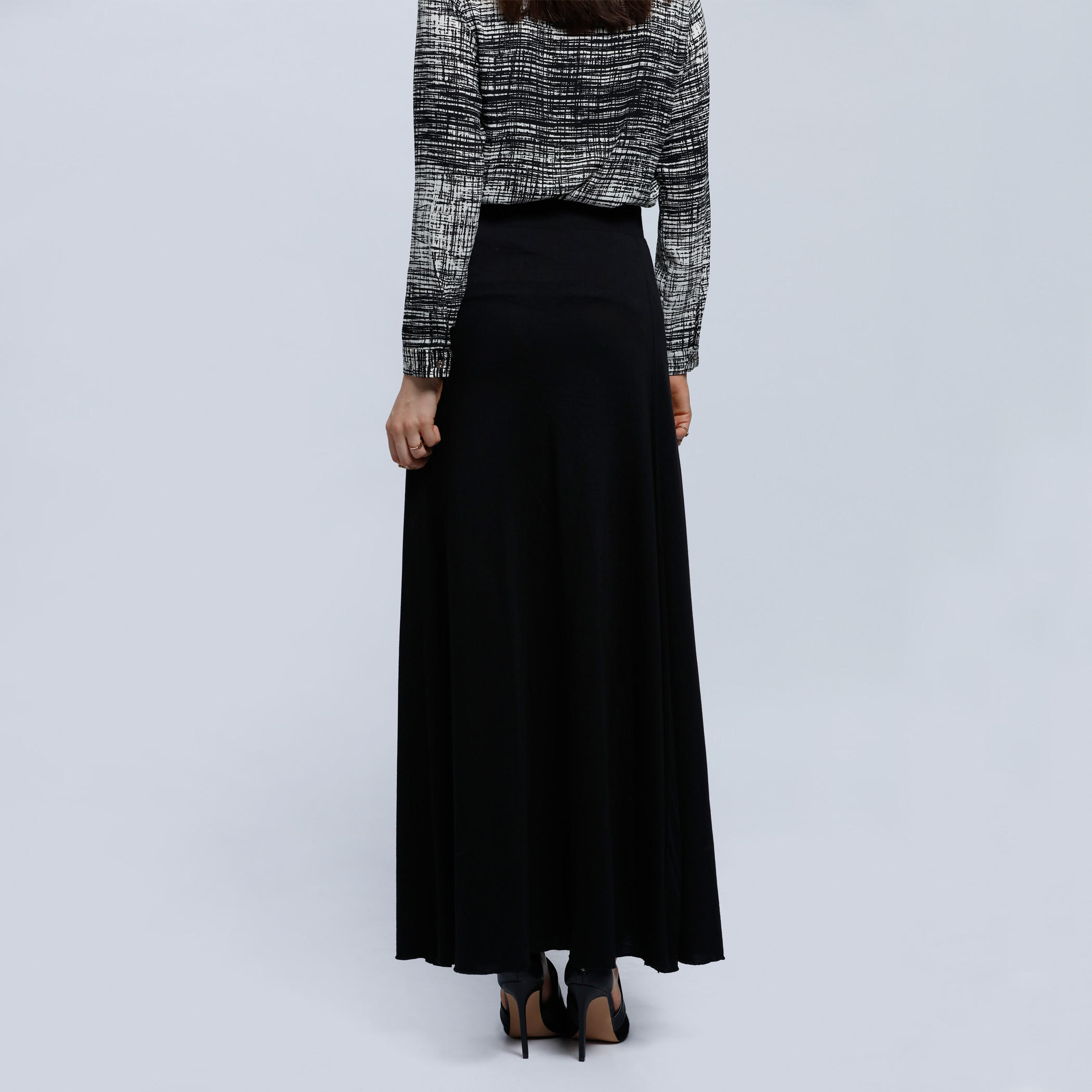 تنورة طويلة بخصر مطاطي-women-clothing-bottoms-skirts-image-4